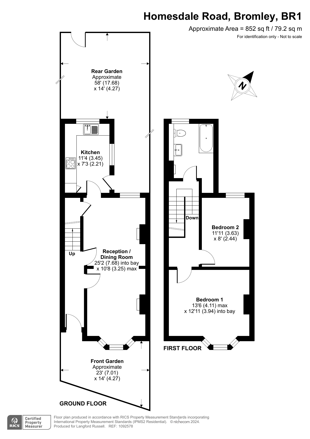 179, Homesdale Road, Bromley floorplan