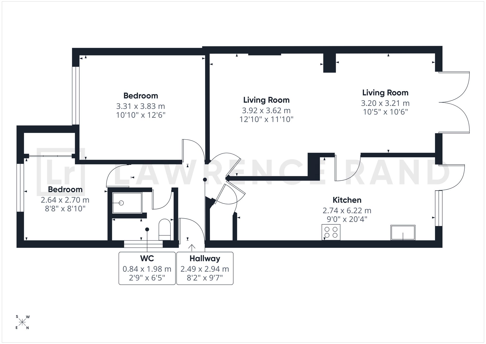 46 Woodville Gardens, Ruislip floorplan