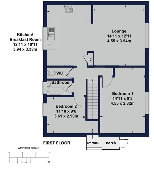 56, Mayflower Close, Dartmouth, TQ6 floorplan