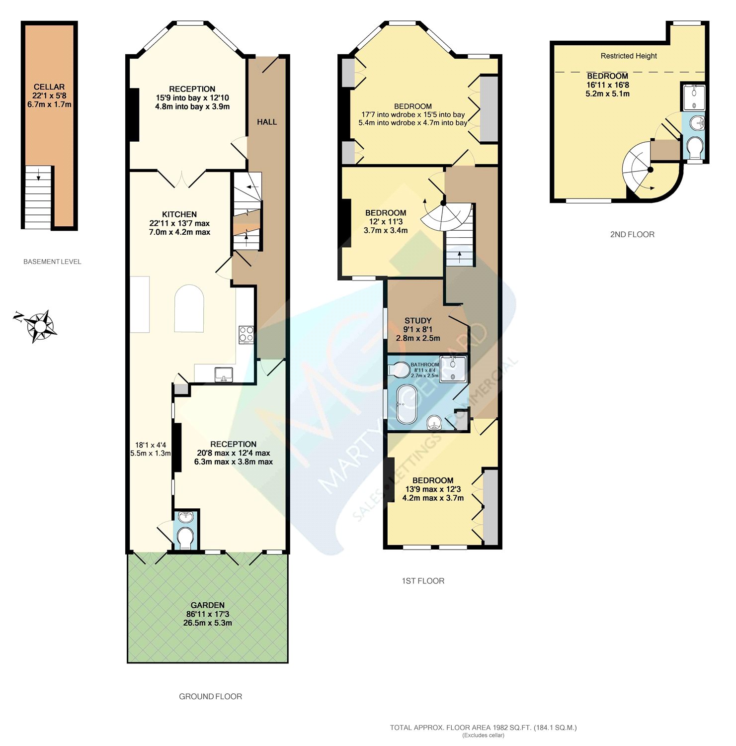 4 Bedrooms Detached house to rent in Windermere Road, Muswell Hill, London N10