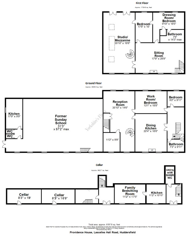 Lascelles Hall Road, Huddersfield HD5, 5 bedroom detached house for