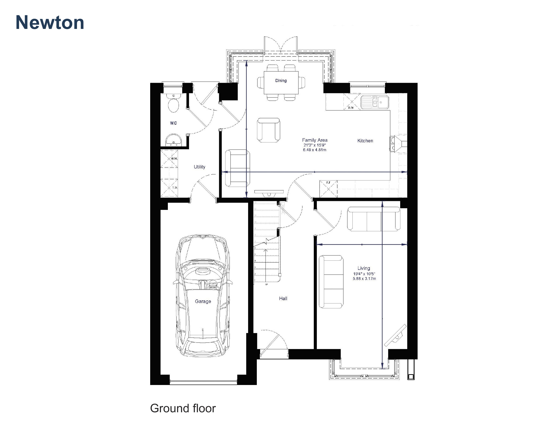 76, The Newton, Watermills,, Livesey Branch Road, Blackburn floorplan