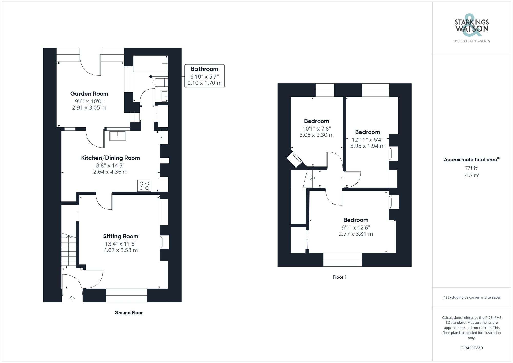 3 Station Cottages, Norwich floorplan