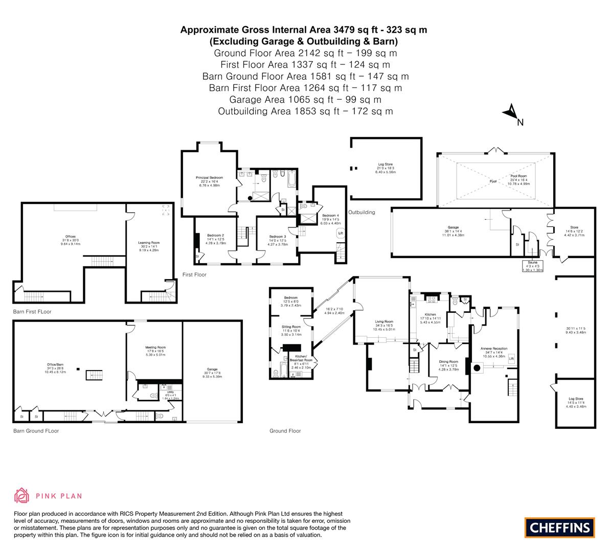 Church Farm House and Barns, 15 High Street, Longstanton floorplan