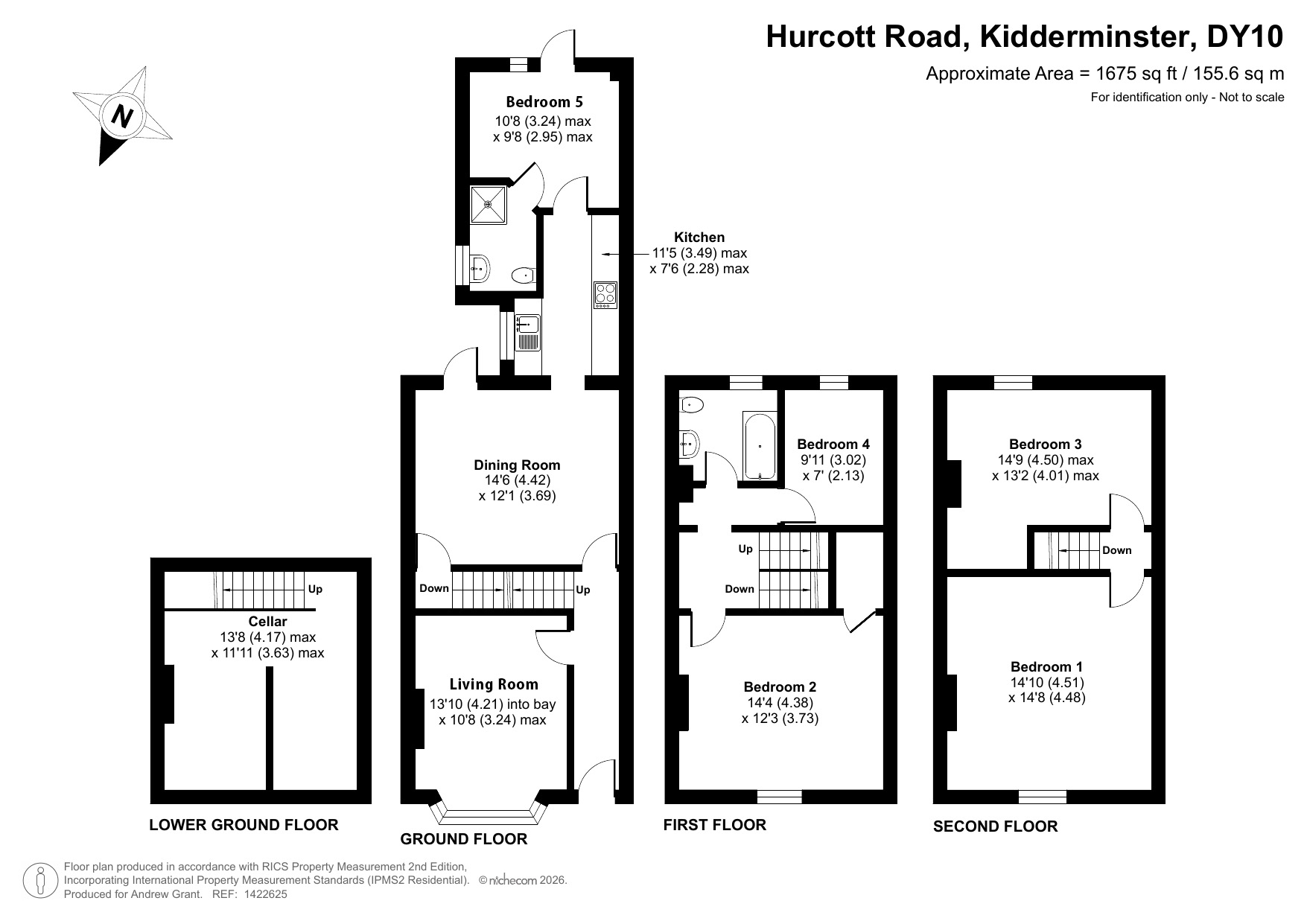 387, Hurcott Road, Kidderminster floorplan