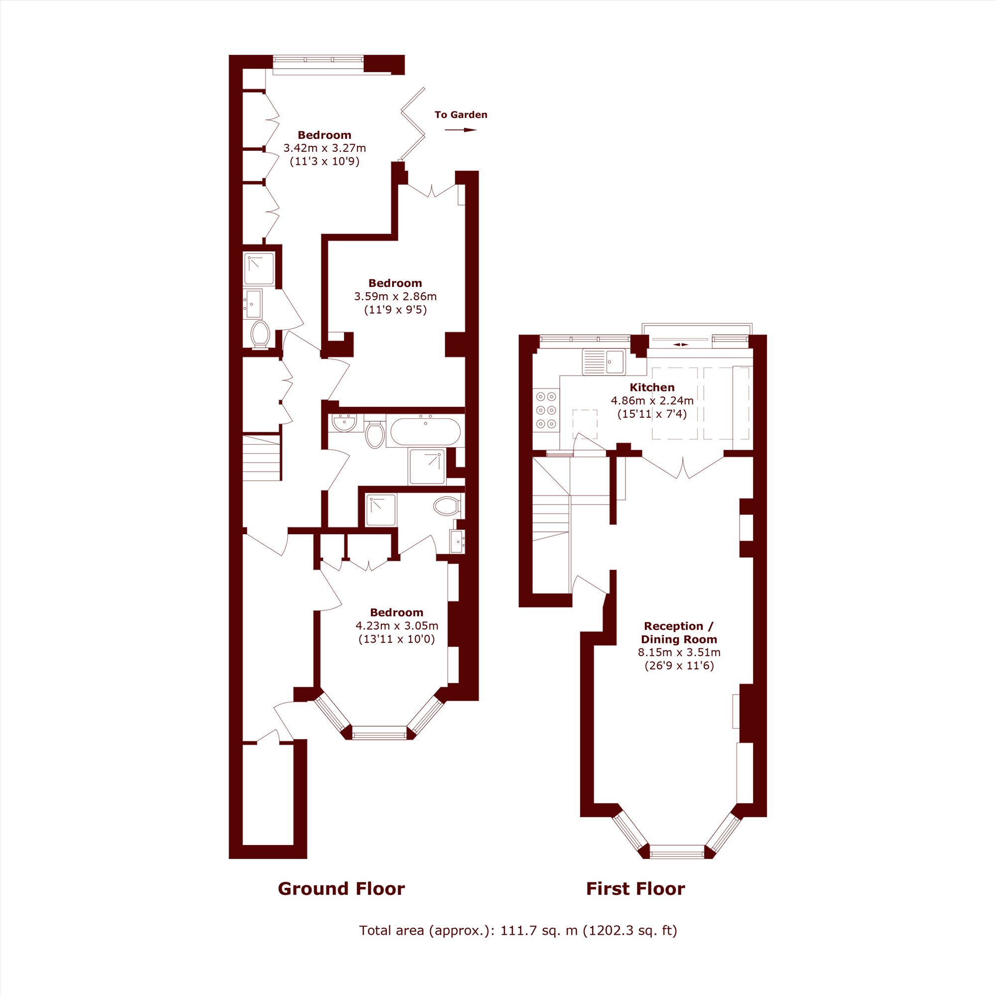 35A, Landor Road, London floorplan