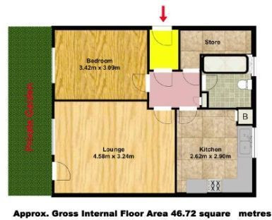 59, Rosebank Gardens, London floorplan