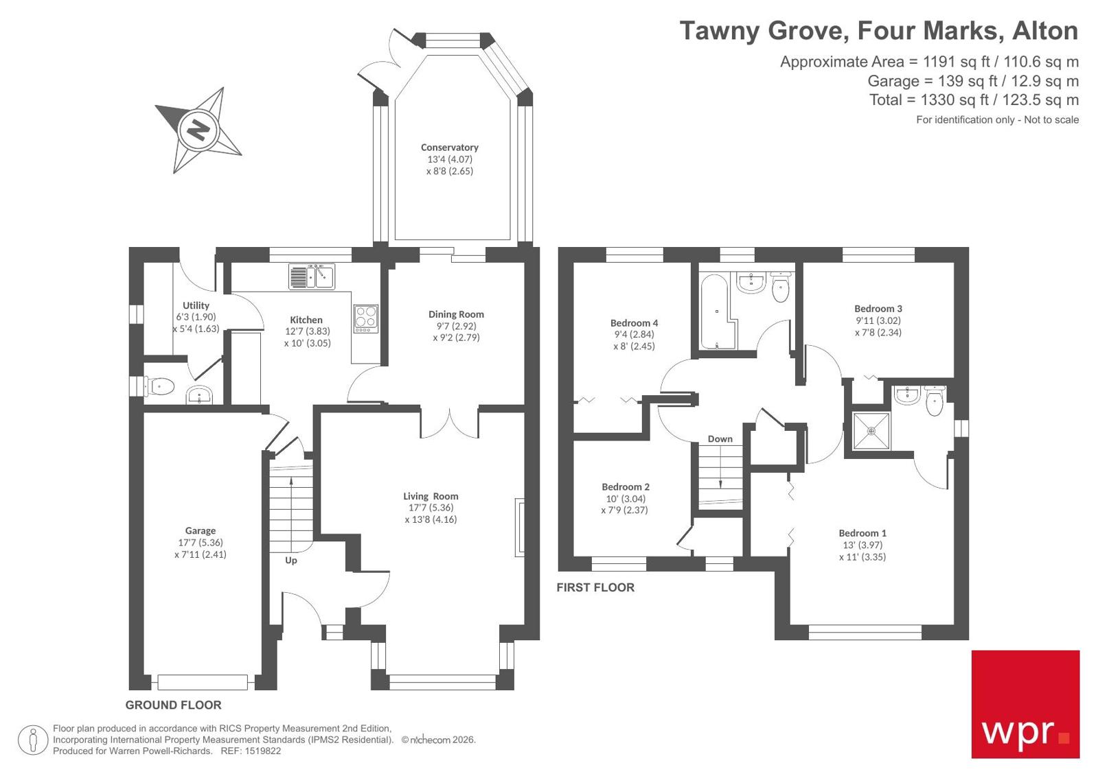 25, Tawny Grove, Alton floorplan