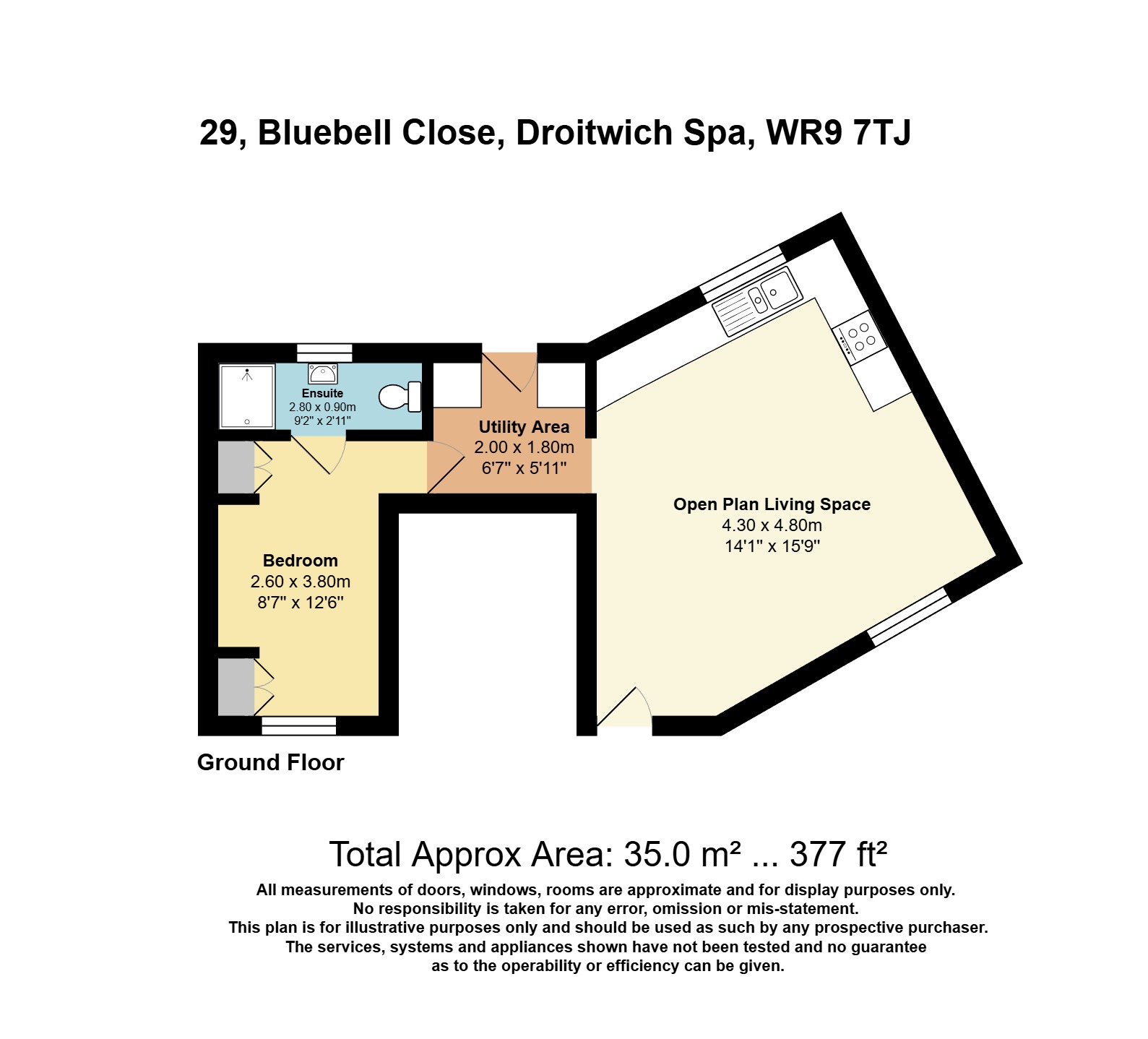 29, Bluebell Close, Worcestershire floorplan