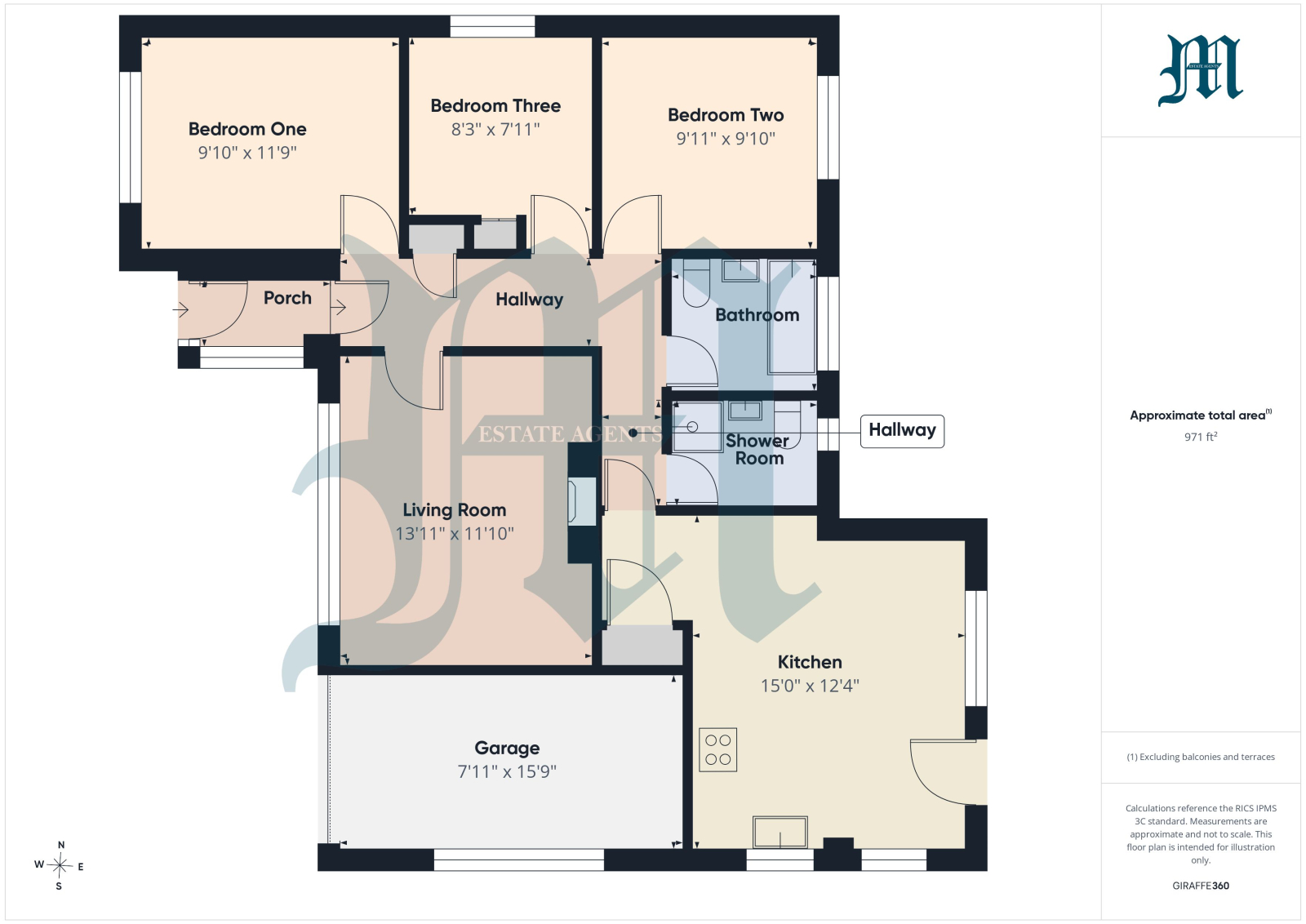 14 Tredarvah Road, Penzance floorplan