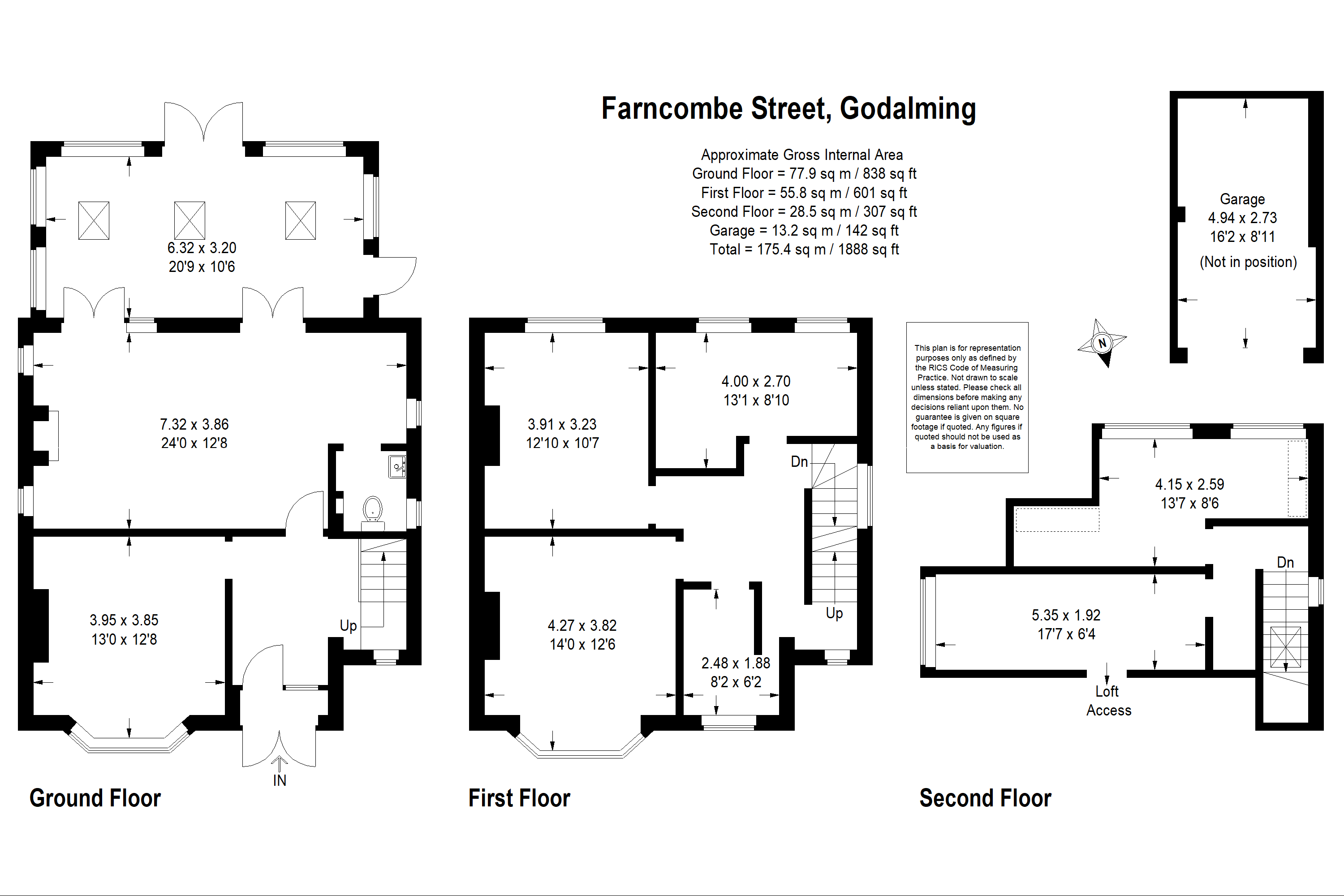 93, Farncombe Street, Farncombe floorplan