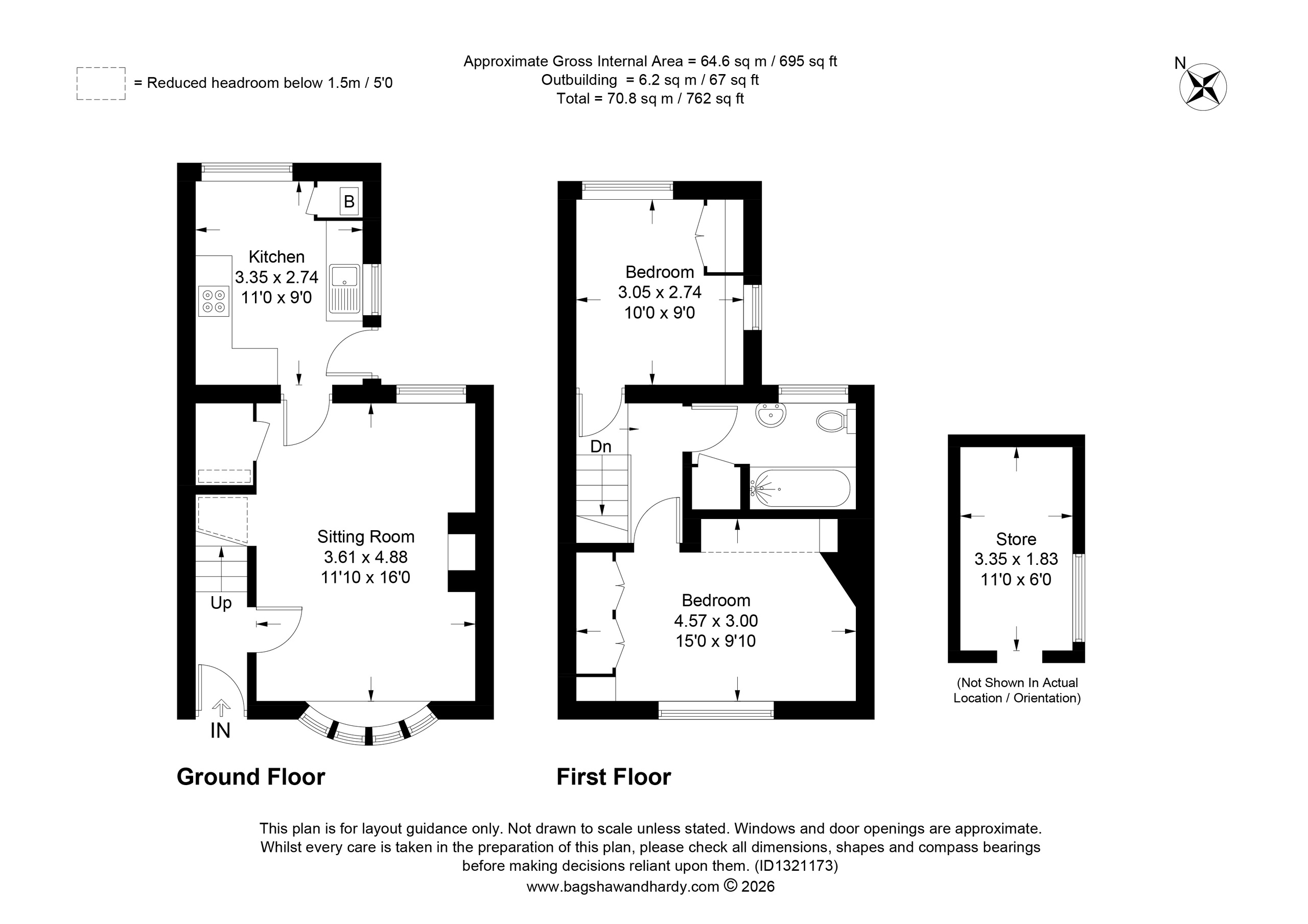 15 Mill Lane, Oxted floorplan