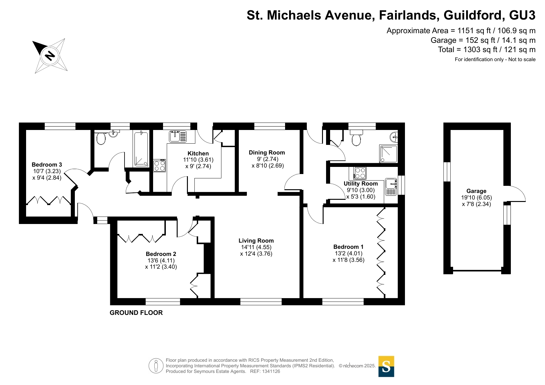 36, St. Michaels Avenue, Guildford floorplan