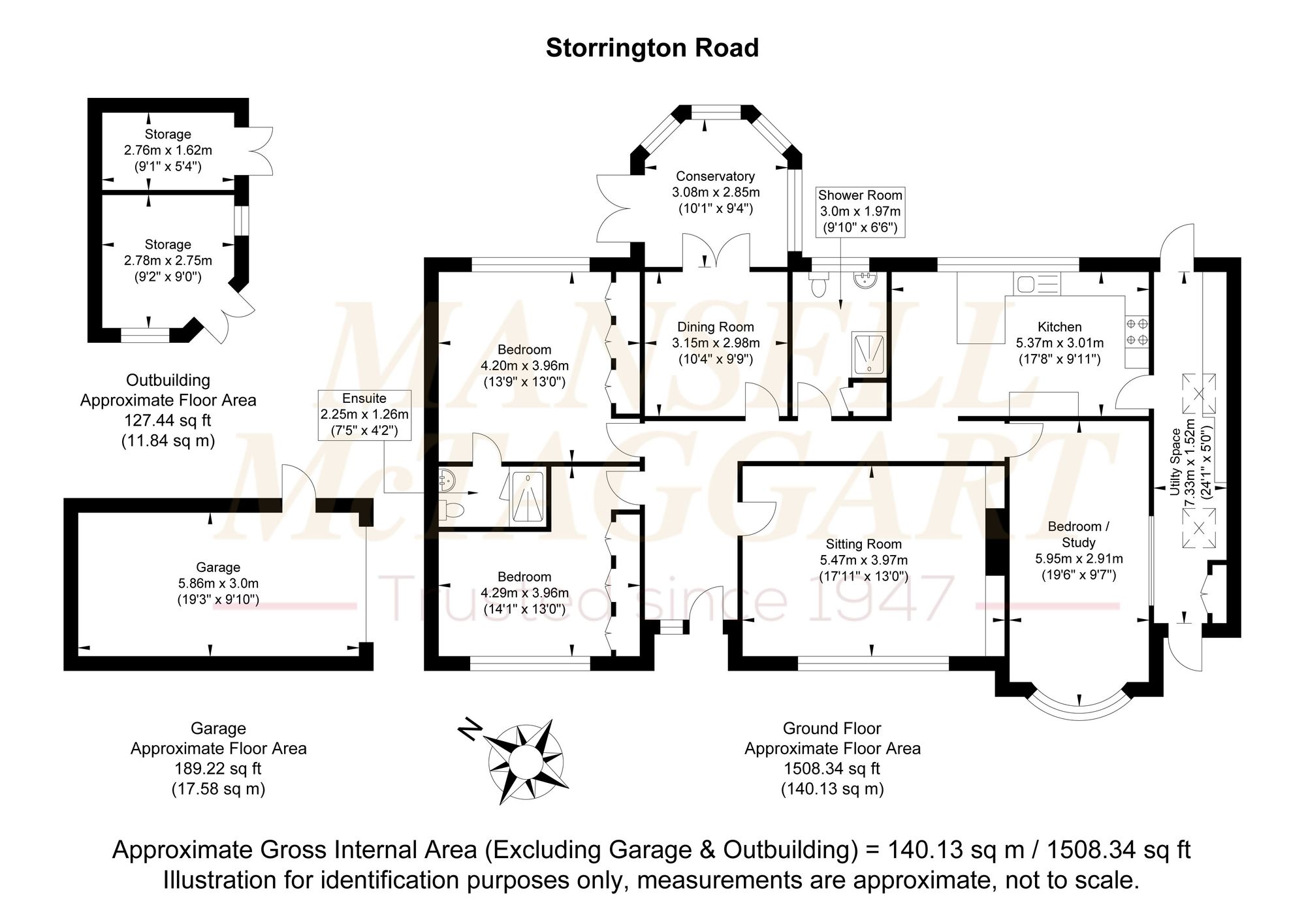 Alpen Rose Storrington Road, Pulborough floorplan