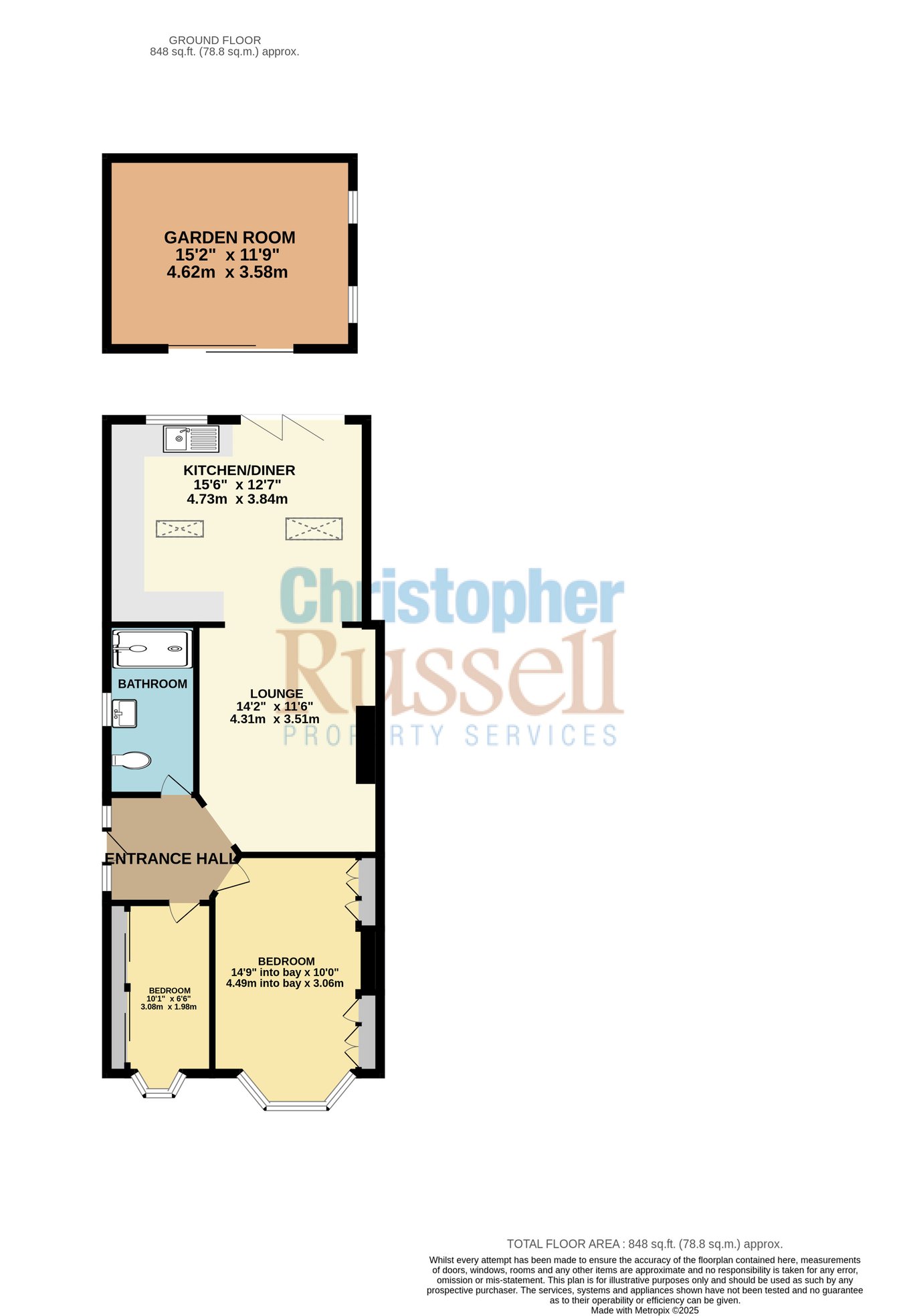 41, Queenswood Road, Sidcup floorplan