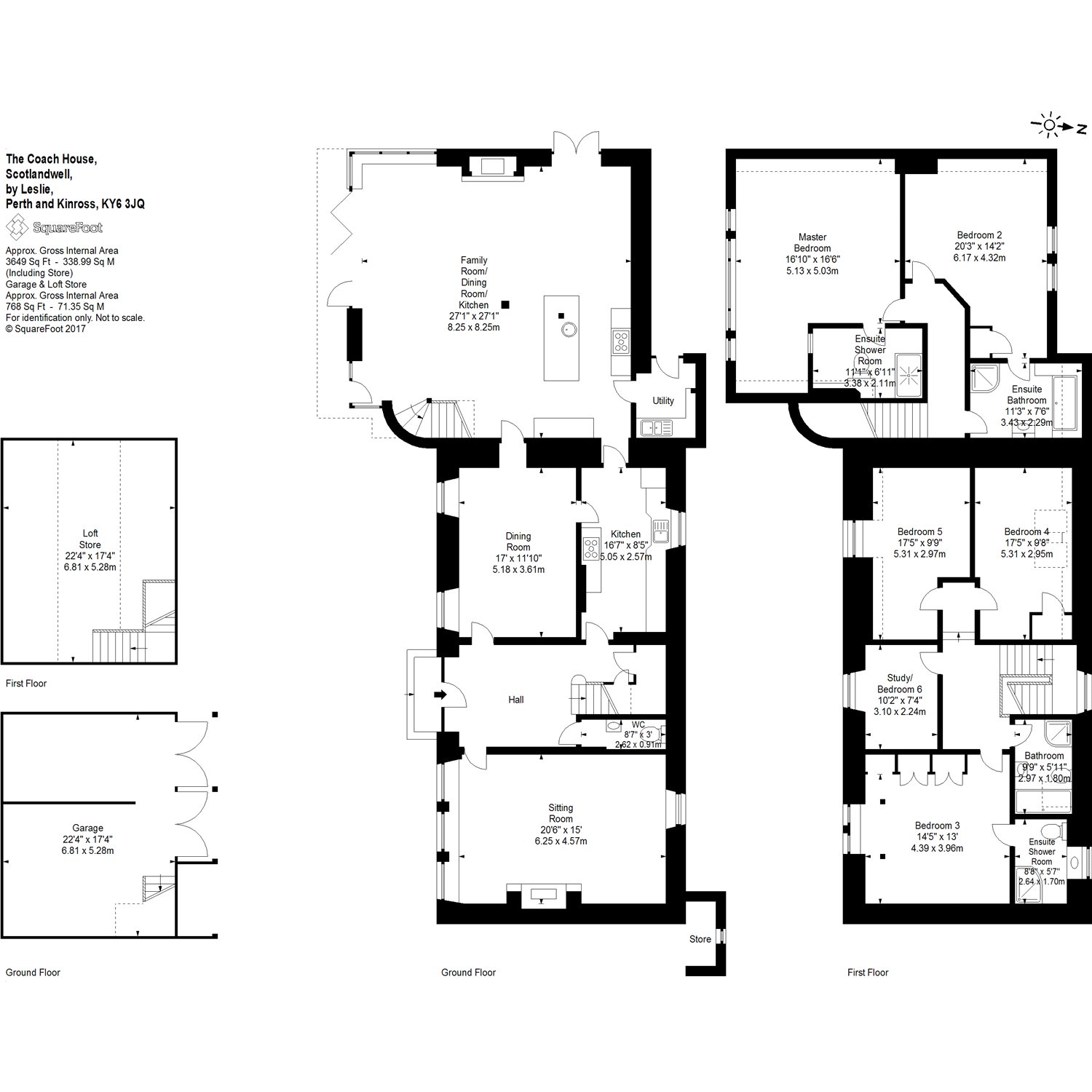 The Coach House, Arnot Tower, By Scotlandwell, Perth & Kinross KY6, 6 bedroom detached house for