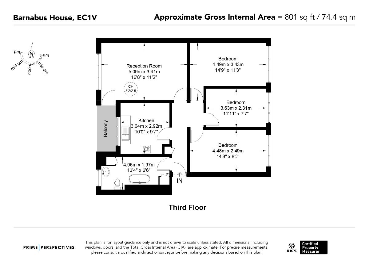 Barnabas House, Central Street, EC1V, London floorplan