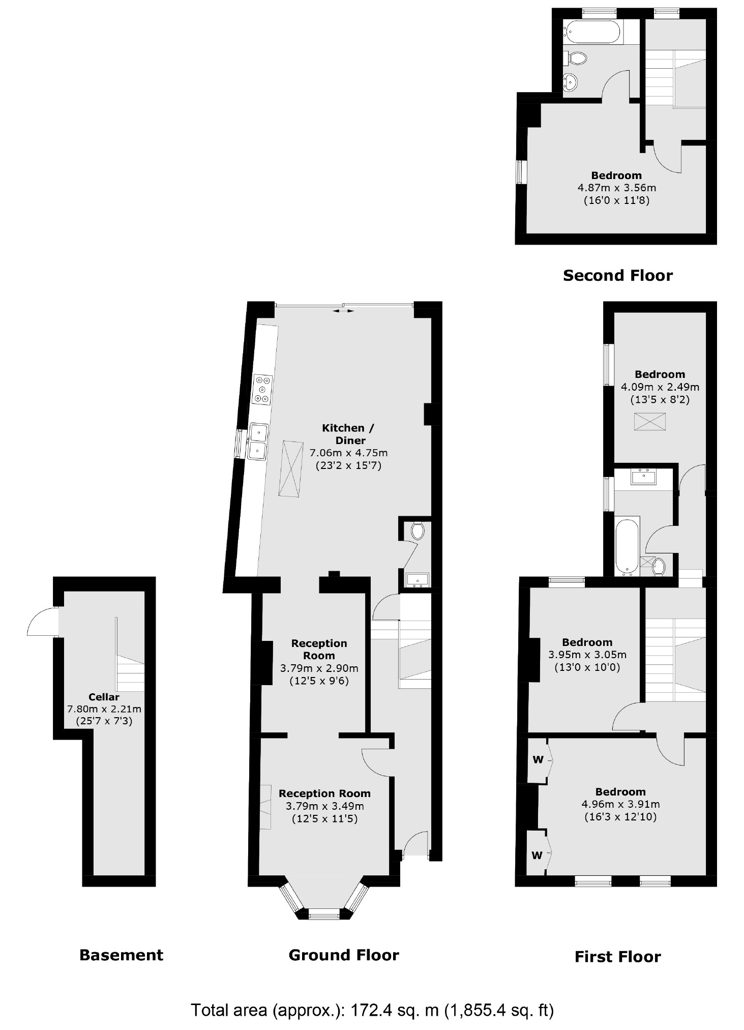 Fassett Square, London E8, 4 bedroom semidetached house for sale