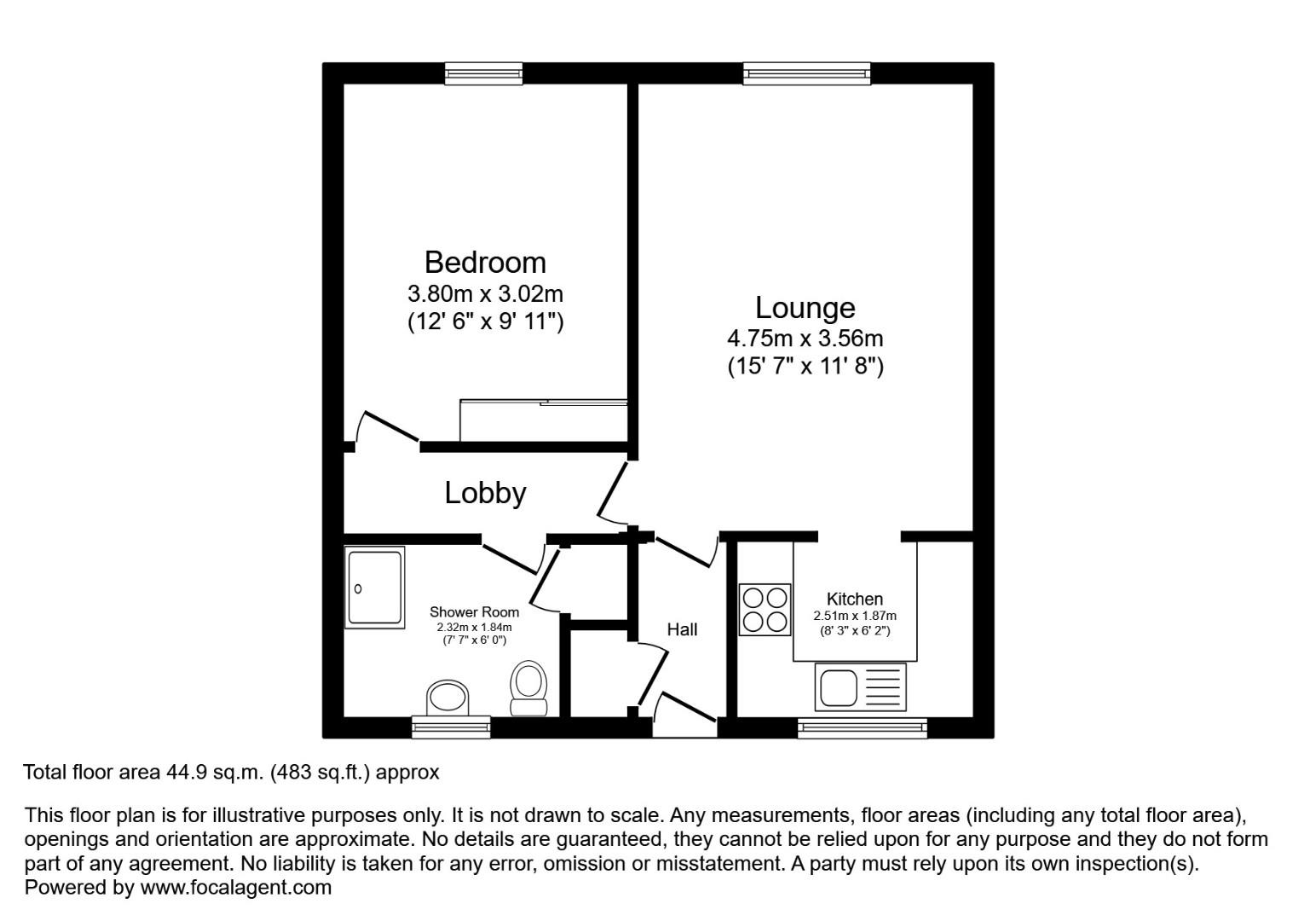 38 Goldcrest House, Lifestyle Village, High Street, Old Whittington floorplan