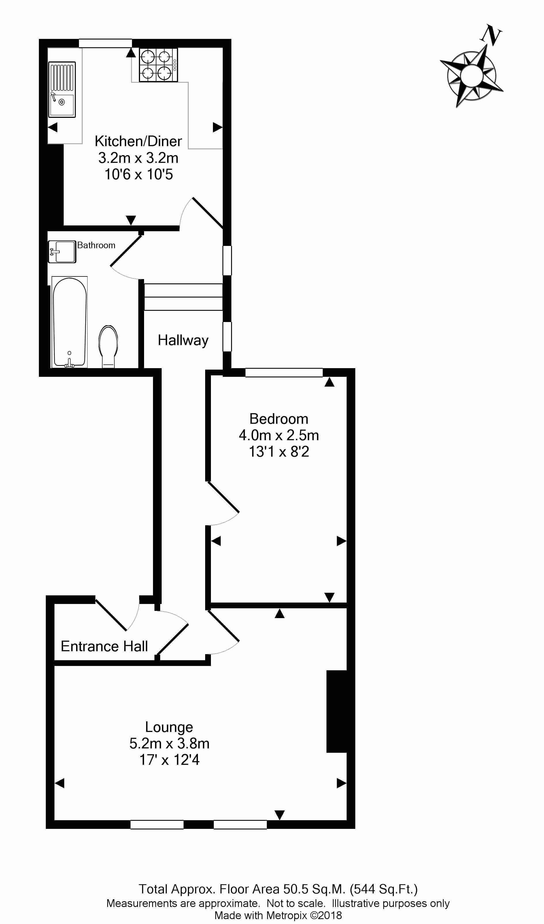 1 Bedrooms Flat to rent in Basingstoke Road, Reading RG2
