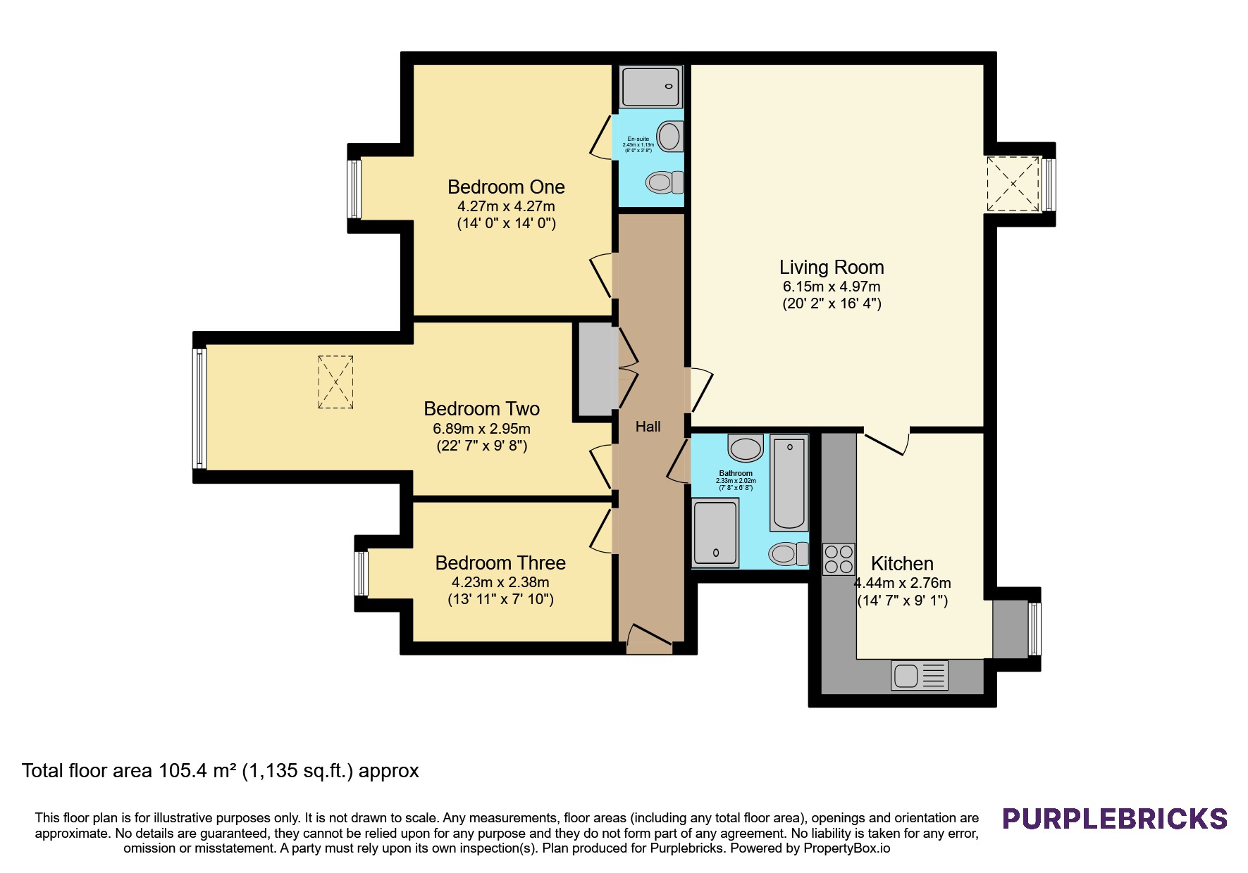 Flat 31/Crossley View, Marine Parade East, Clacton-on-Sea floorplan