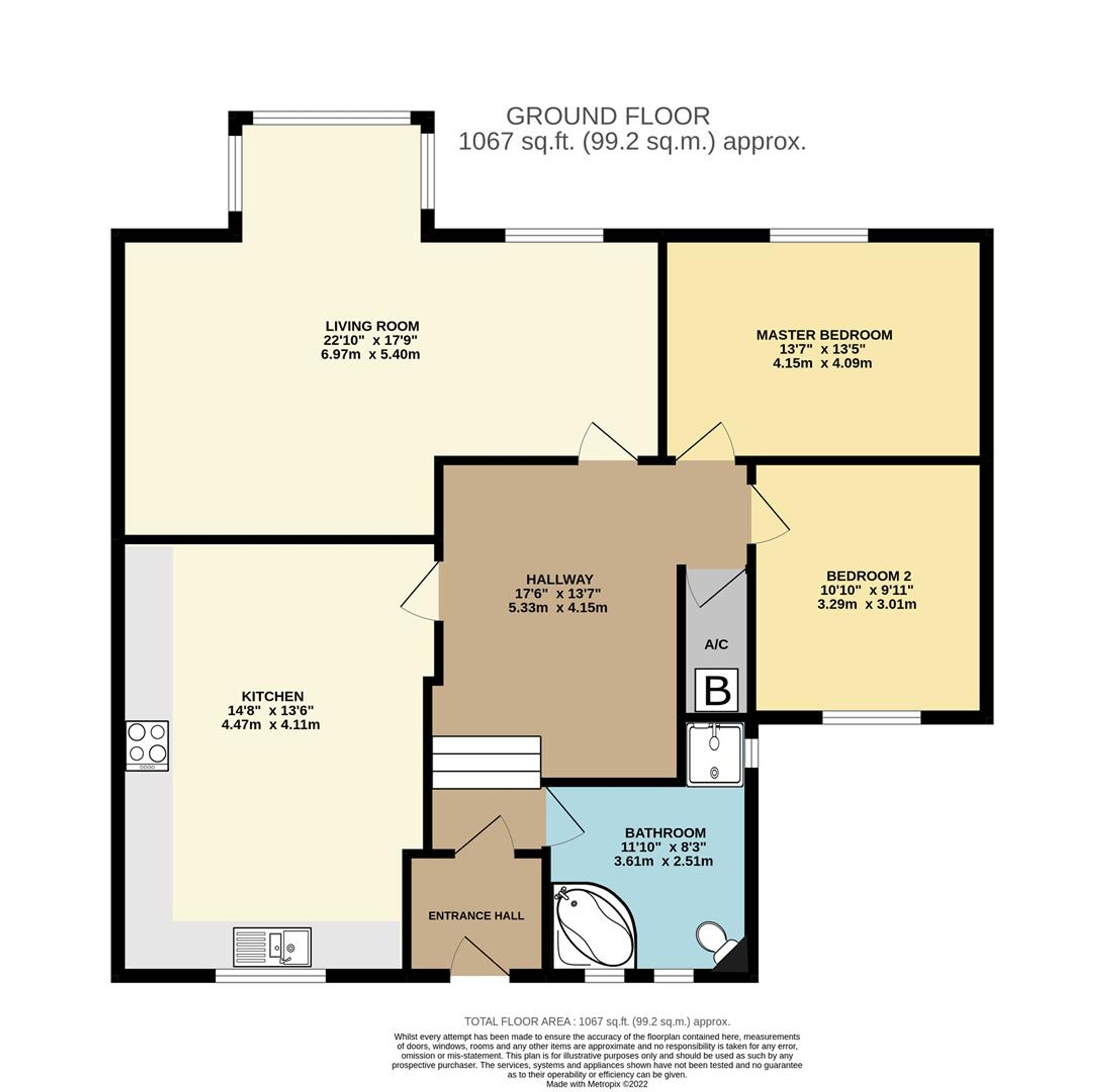2 Dean Lane, Liskeard floorplan