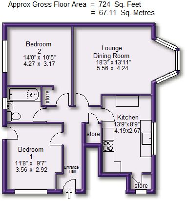 2 Bedrooms Flat for sale in Alderley Road, Sale M33