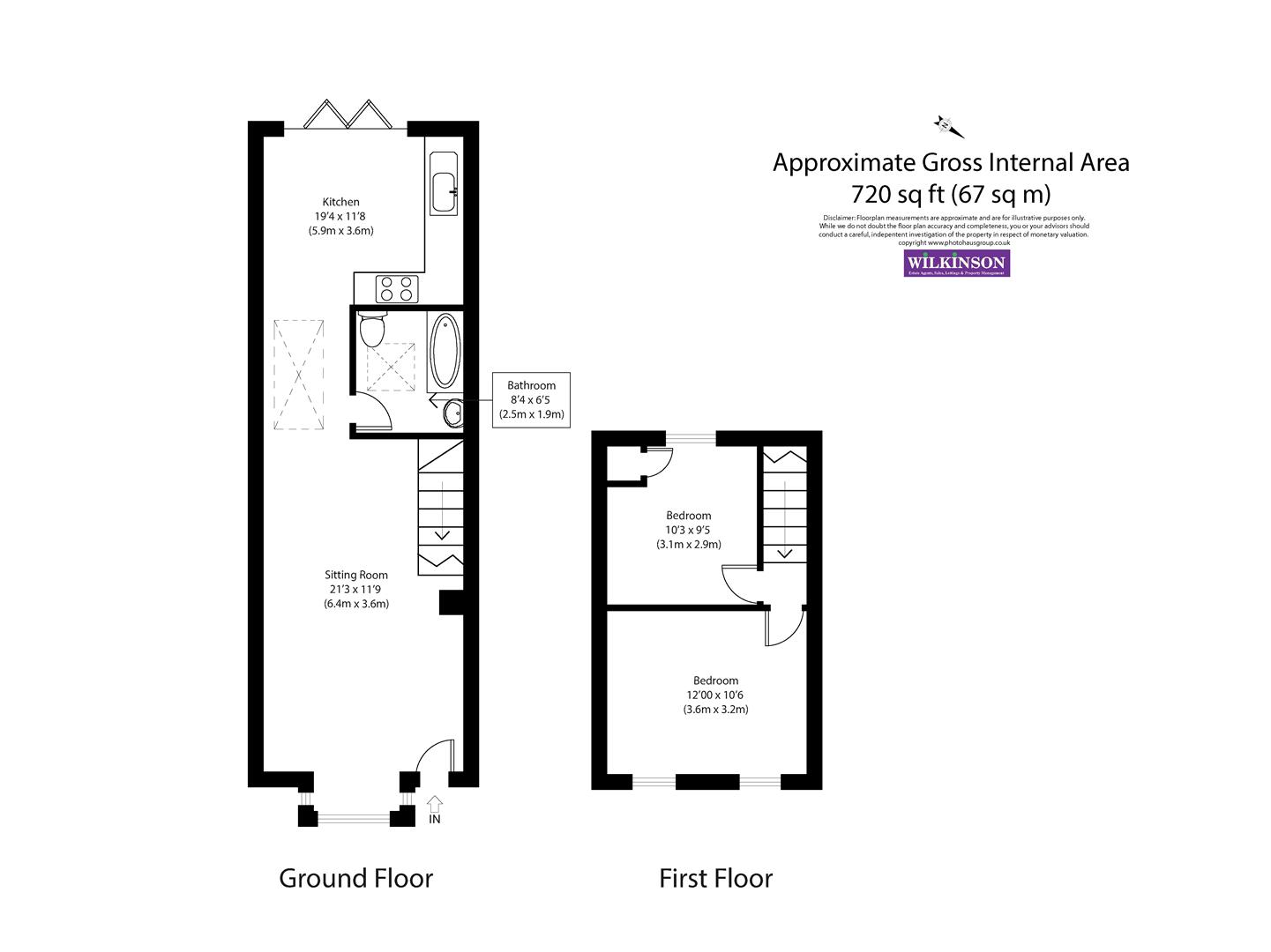 63, Field Road, London floorplan