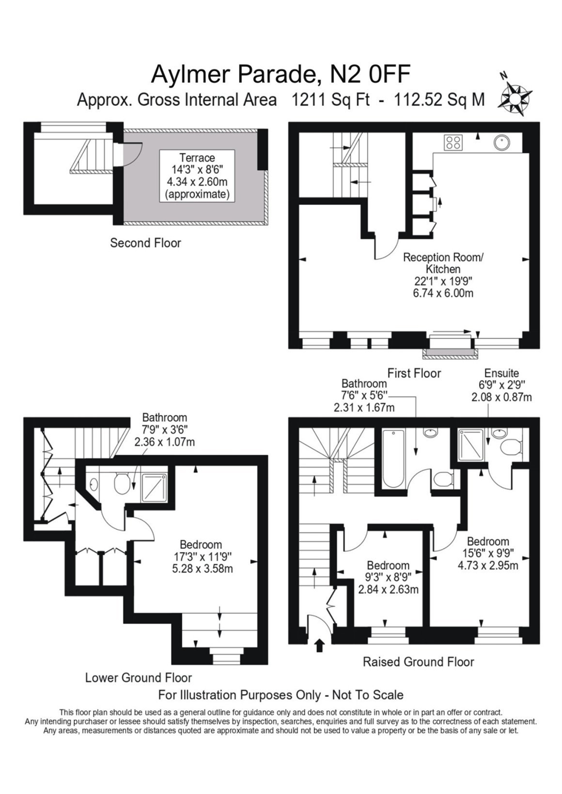 Aylmer Mew, Aylmer Mew, East Finchley / Highgtae borders floorplan
