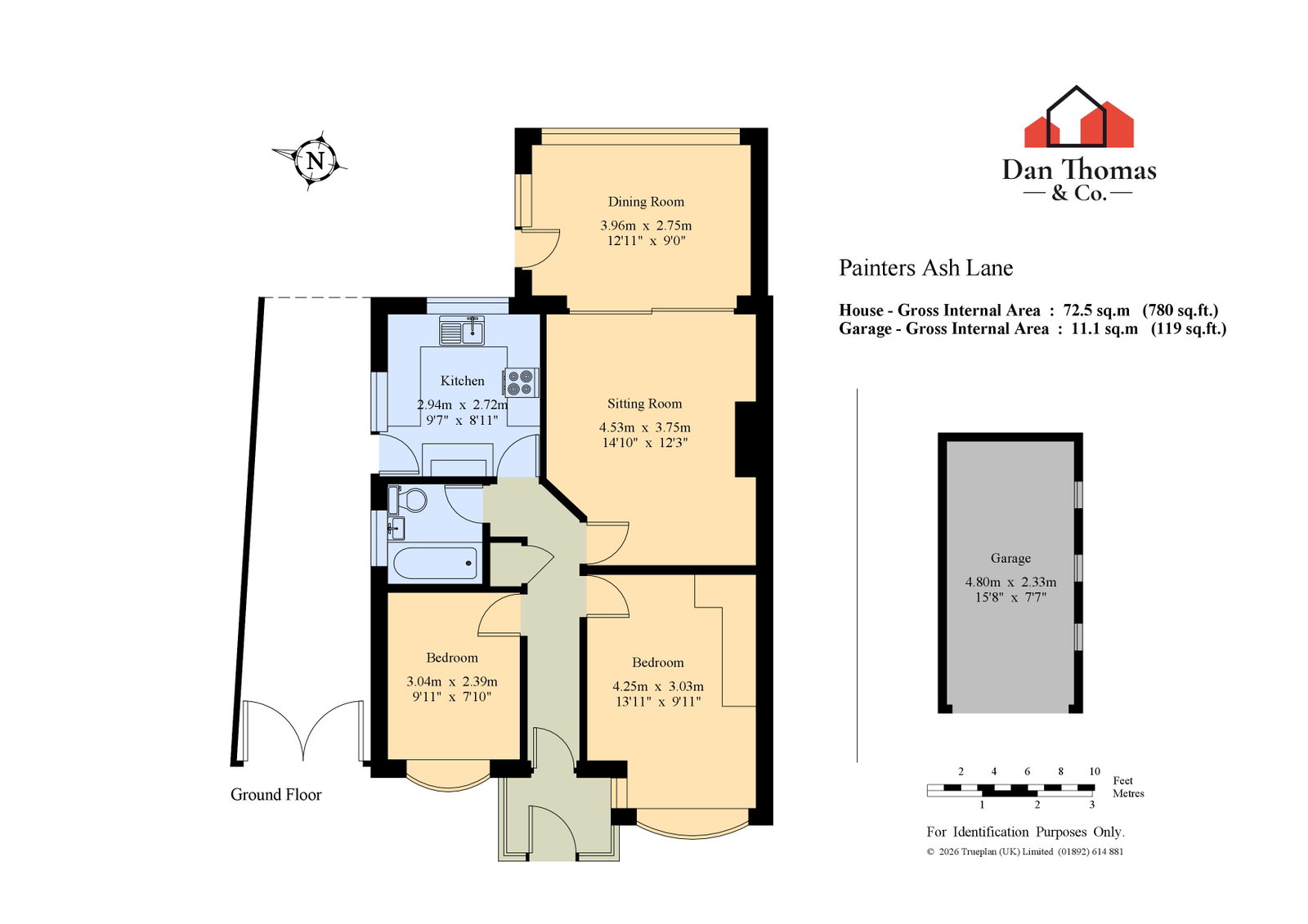 6, Painters Ash Lane, Gravesend floorplan