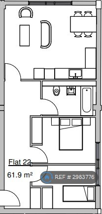 Flat, Knitwear House Redding Road, Bristol floorplan
