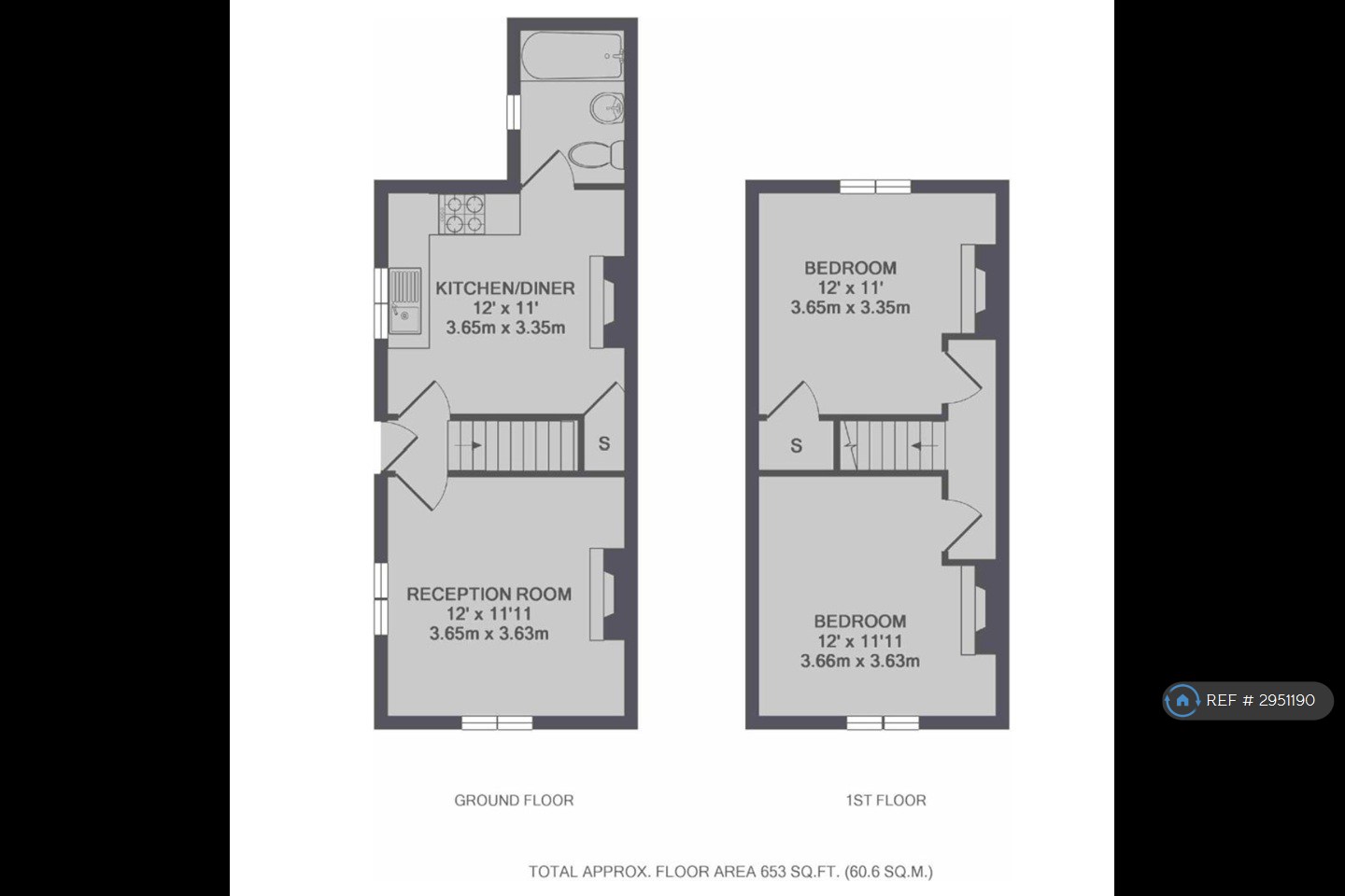 Railway Cottages Brewery Lane Twickenham Tw Bb, Brewery Lane, Twickenham floorplan