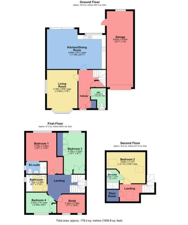 4, Kingshill Close, Hertfordshire floorplan