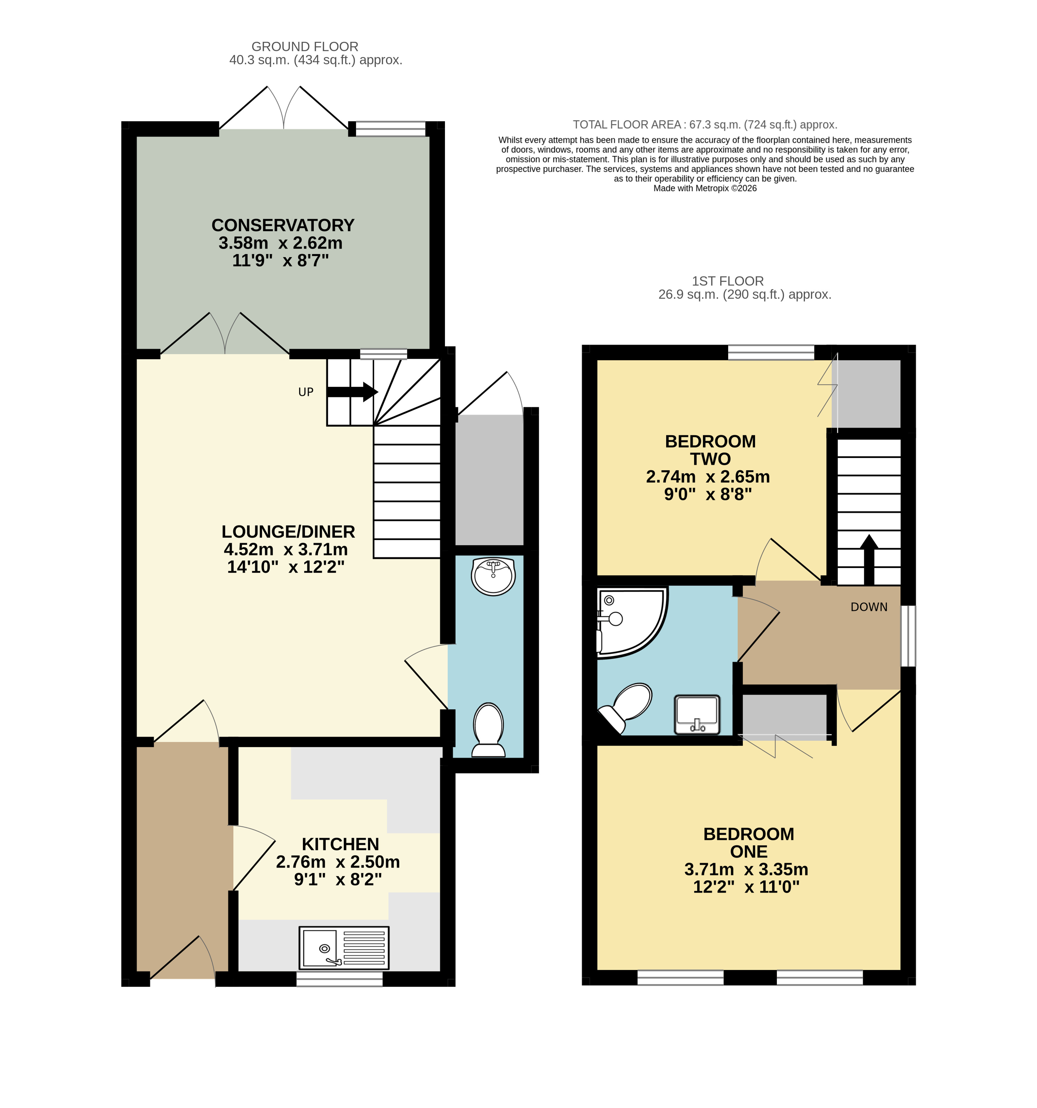 7, Staines Square, Dunstable floorplan