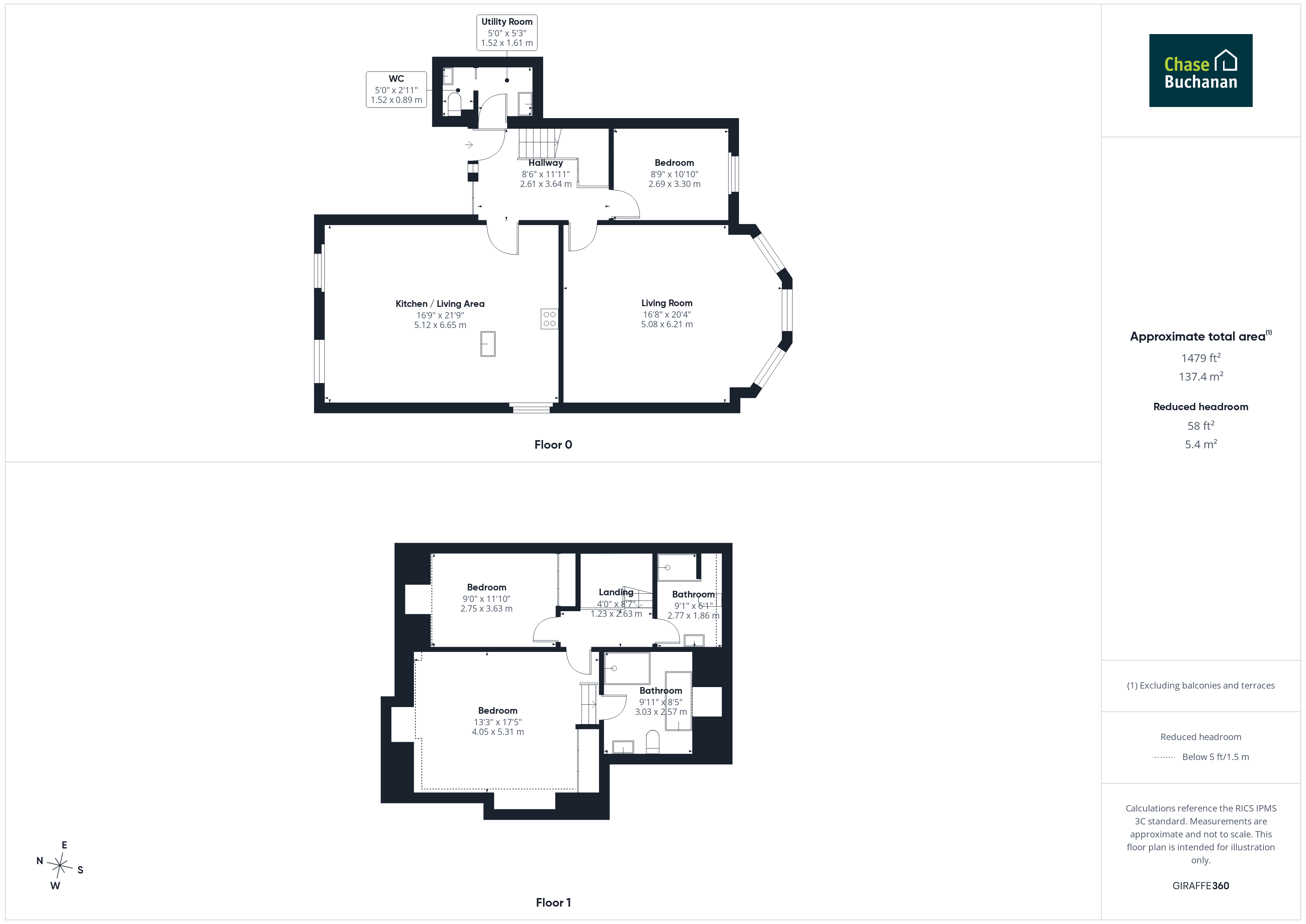 Flat 5, 5,, Rosslyn Road, East Twickenham floorplan