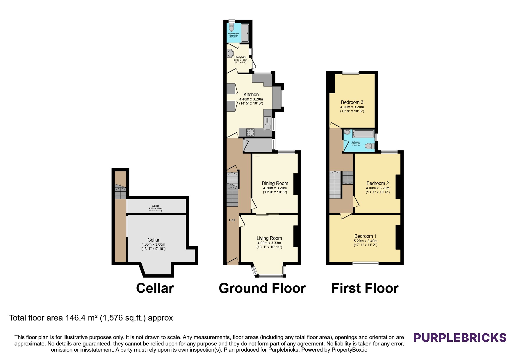 24, Marshall Road, Manchester floorplan