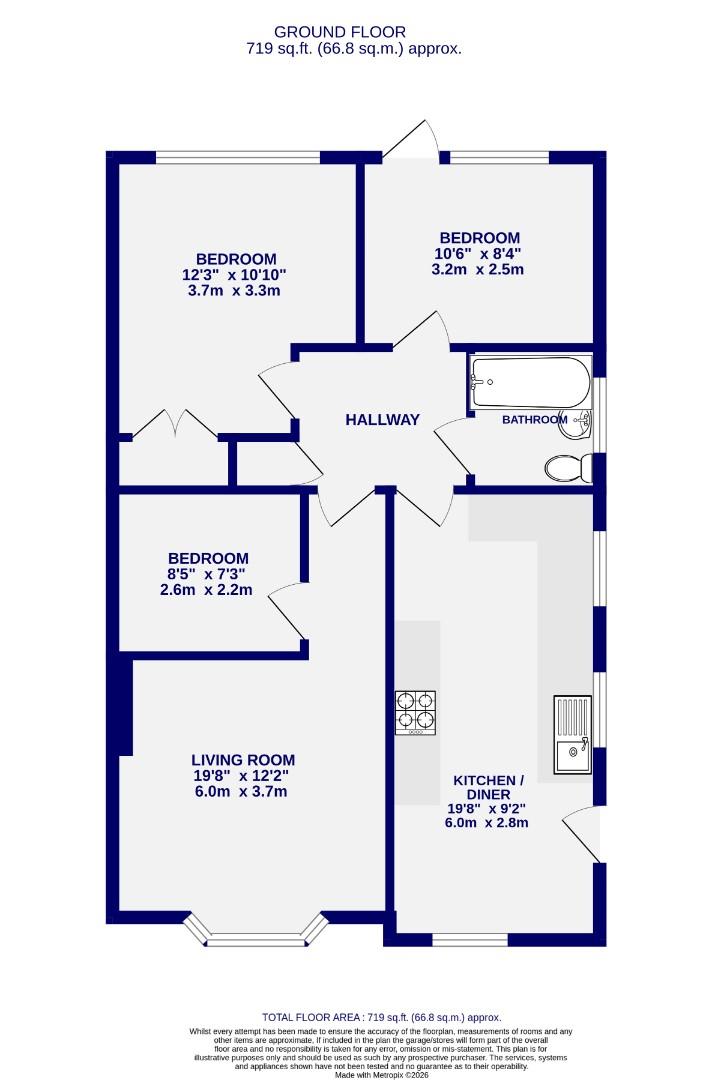 16, Melton Drive, York floorplan