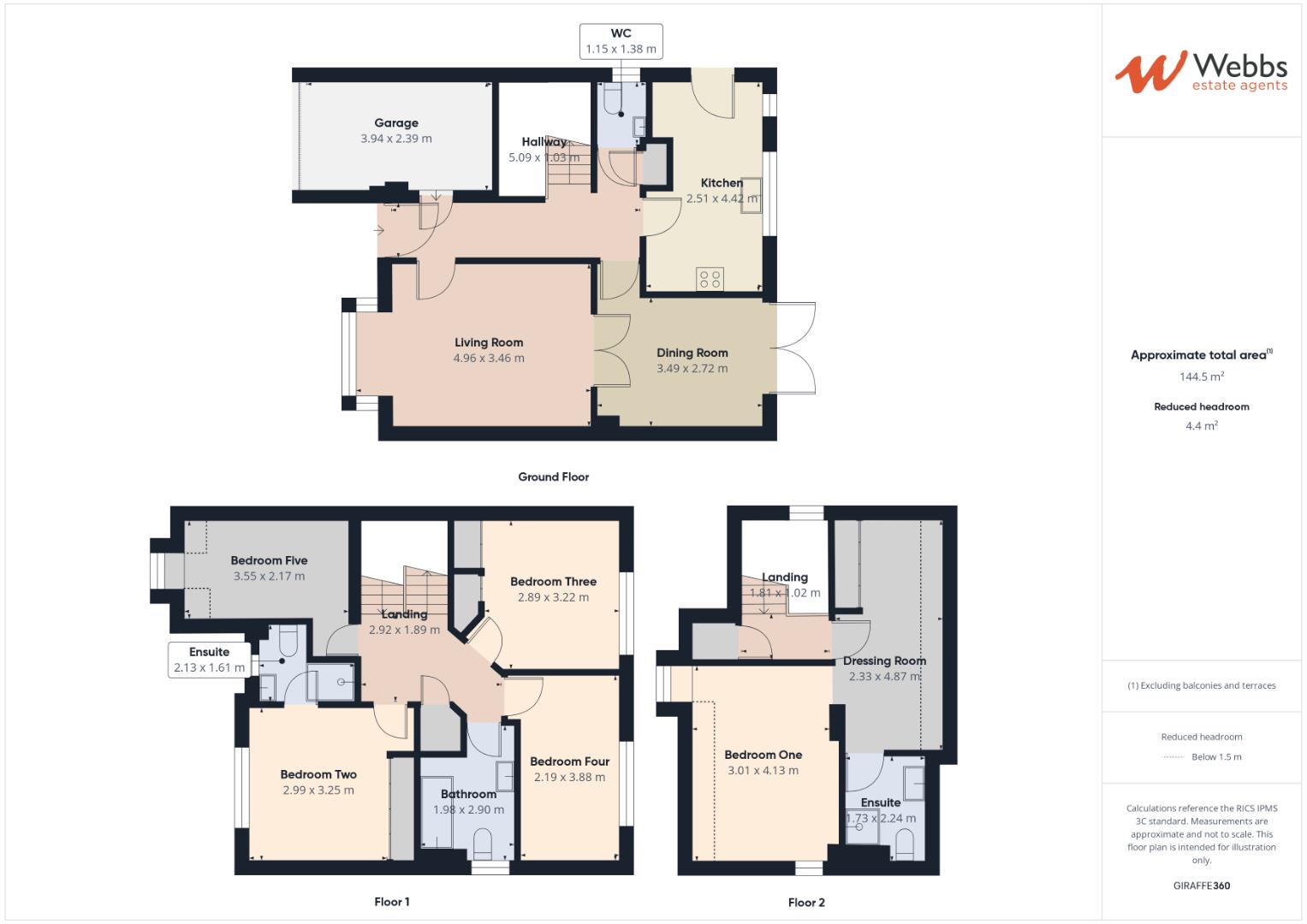 13, Quinton Place, Cannock floorplan