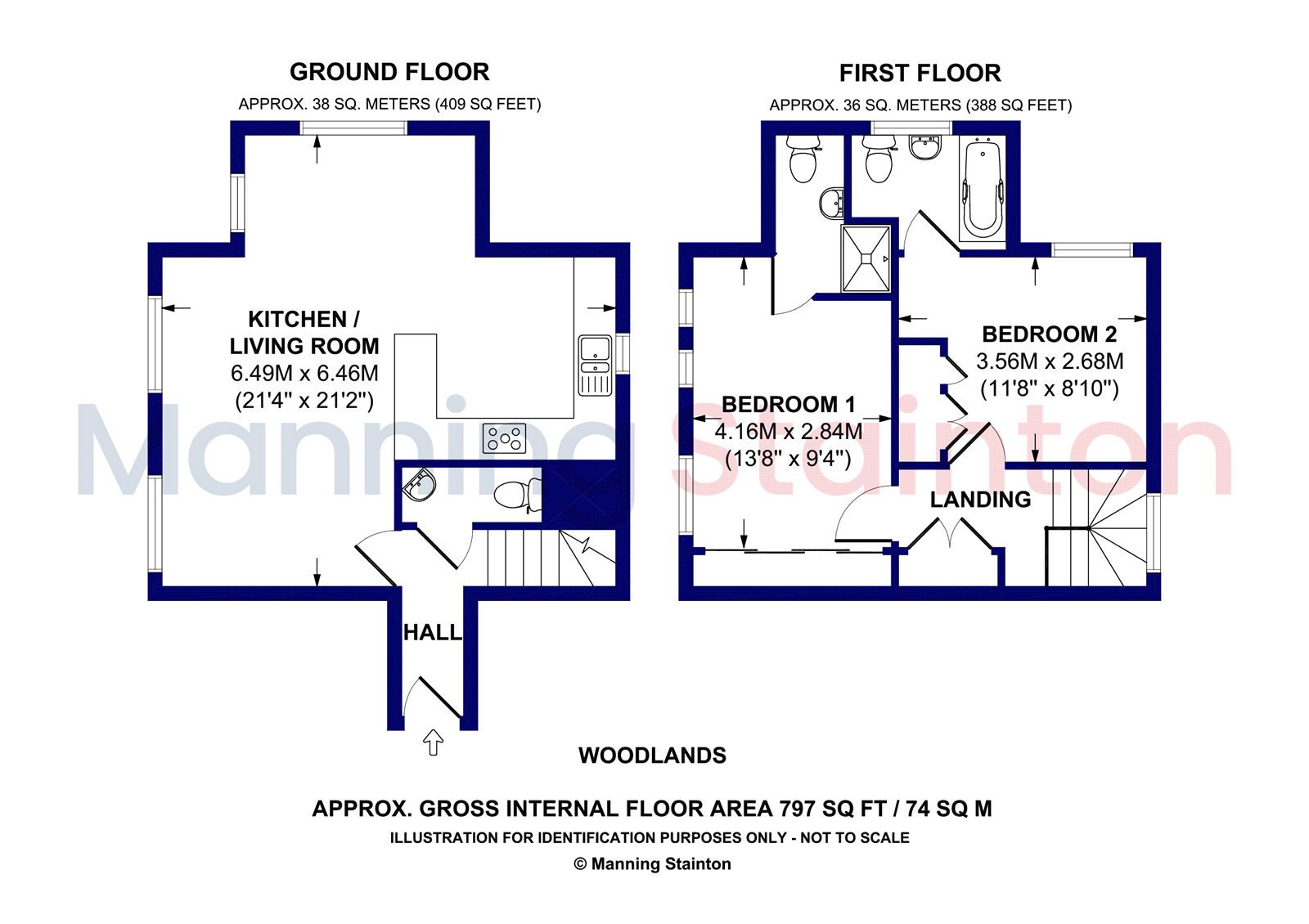 Woodlands, Leeds floorplan