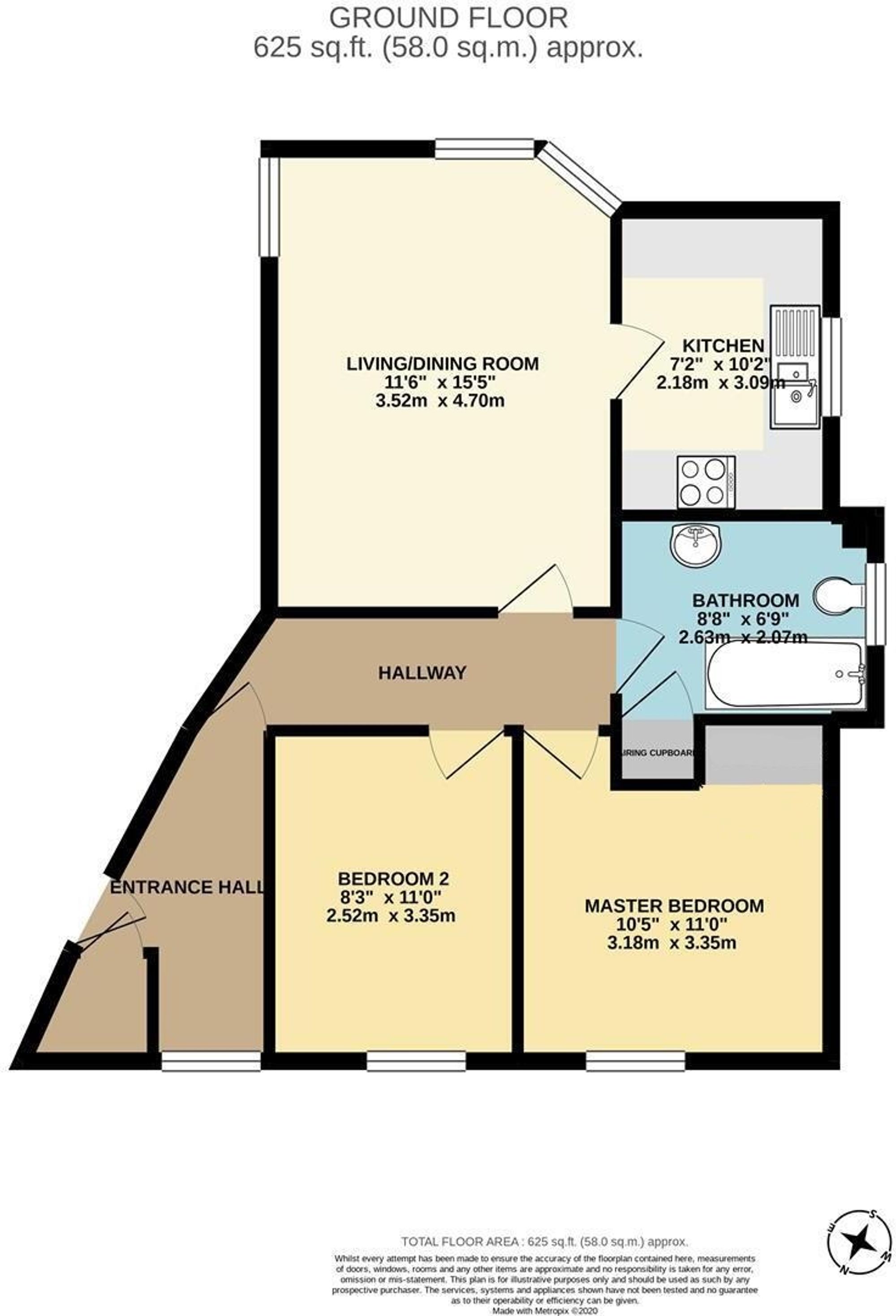 Flat 10, Dovetail Court Park Street, Taunton floorplan