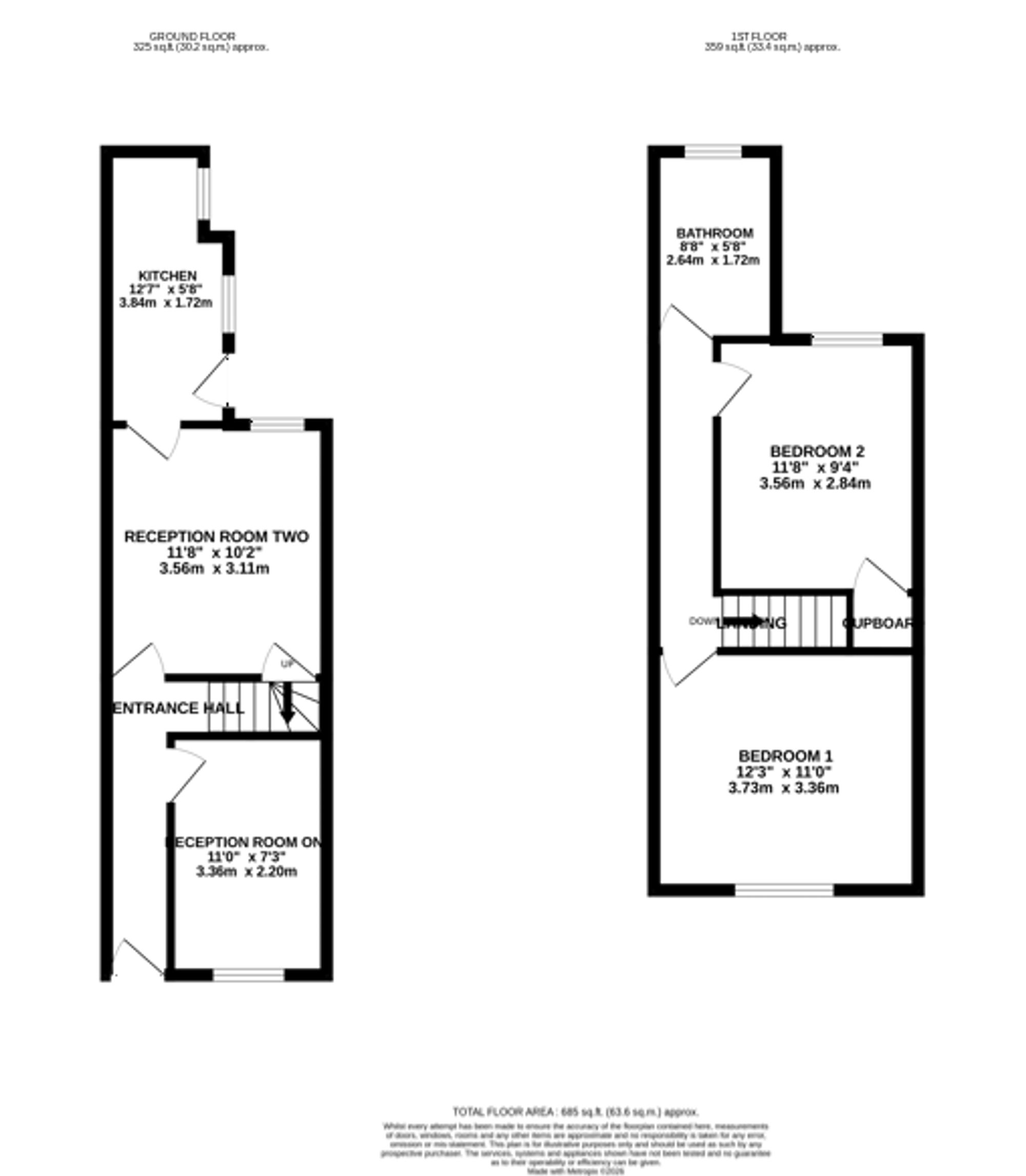 53 Cranmer Street, Leicester floorplan