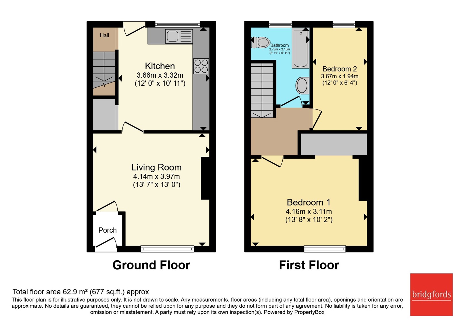 37, Brunswick Street, Cheshire floorplan