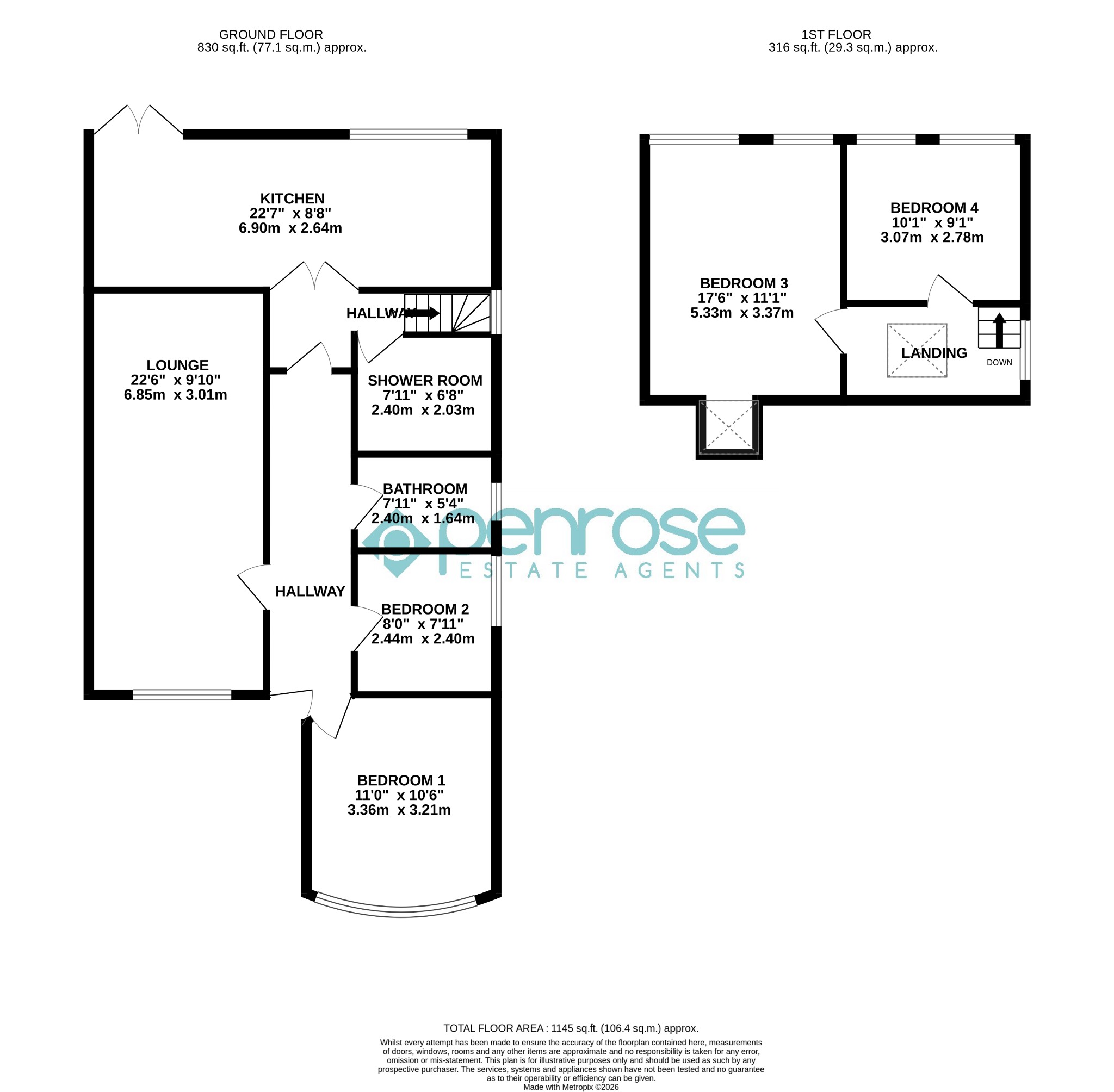60, Atherstone Road, Luton floorplan