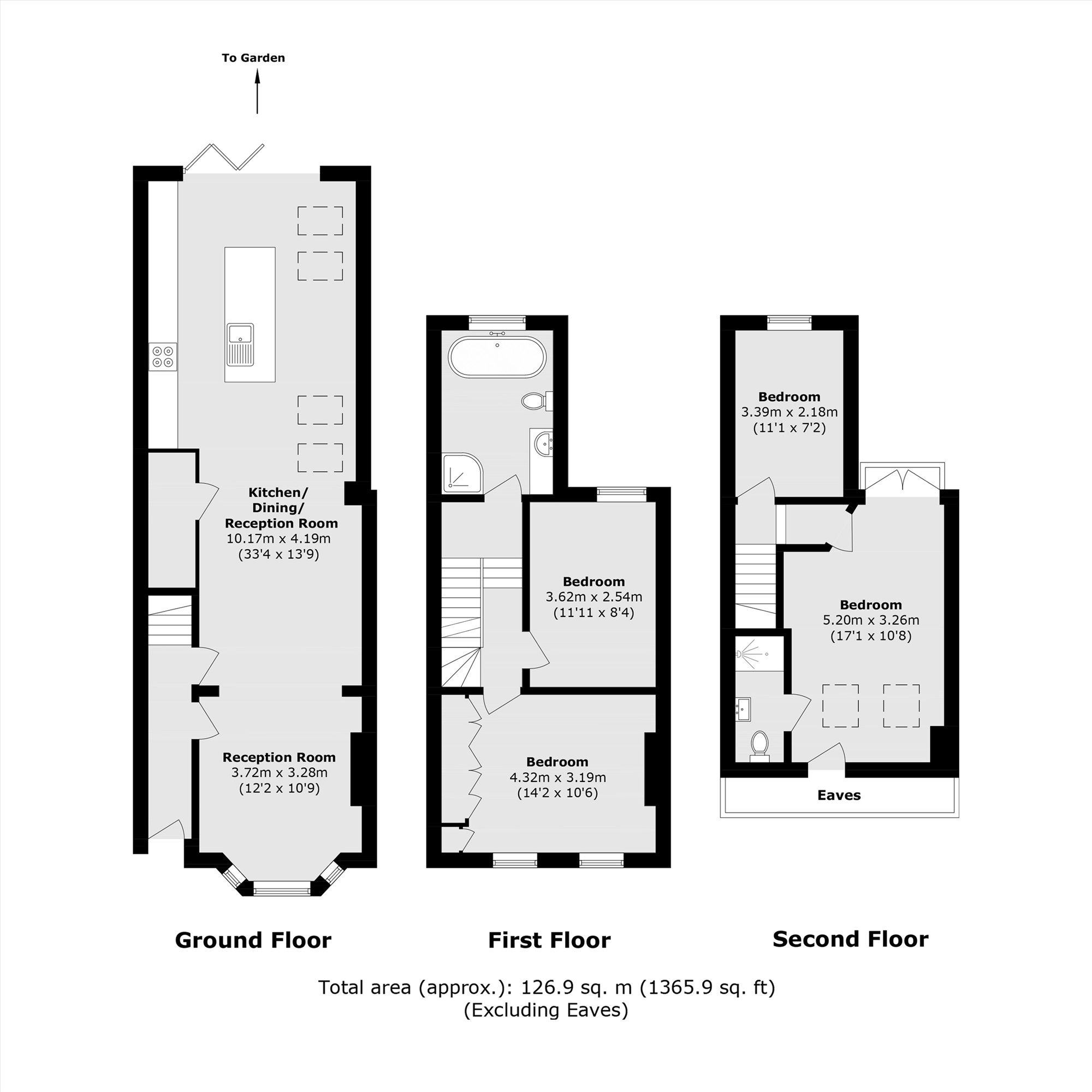 31, Arlington Road, Teddington floorplan