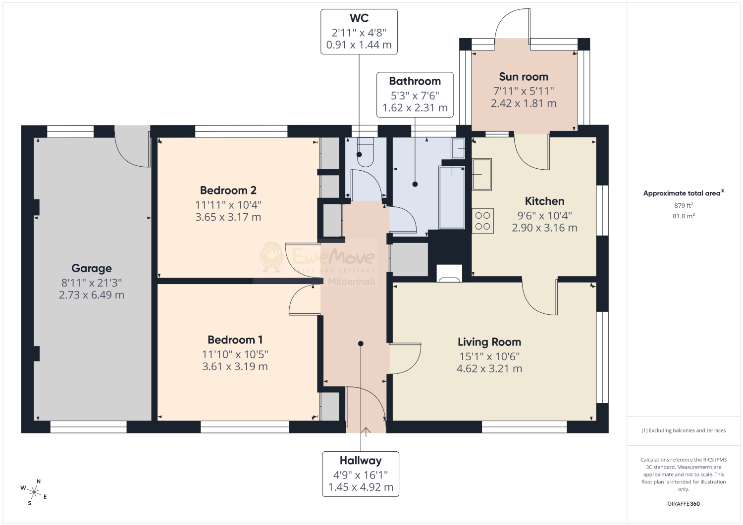 5, Holmsey Green, Bury St. Edmunds floorplan