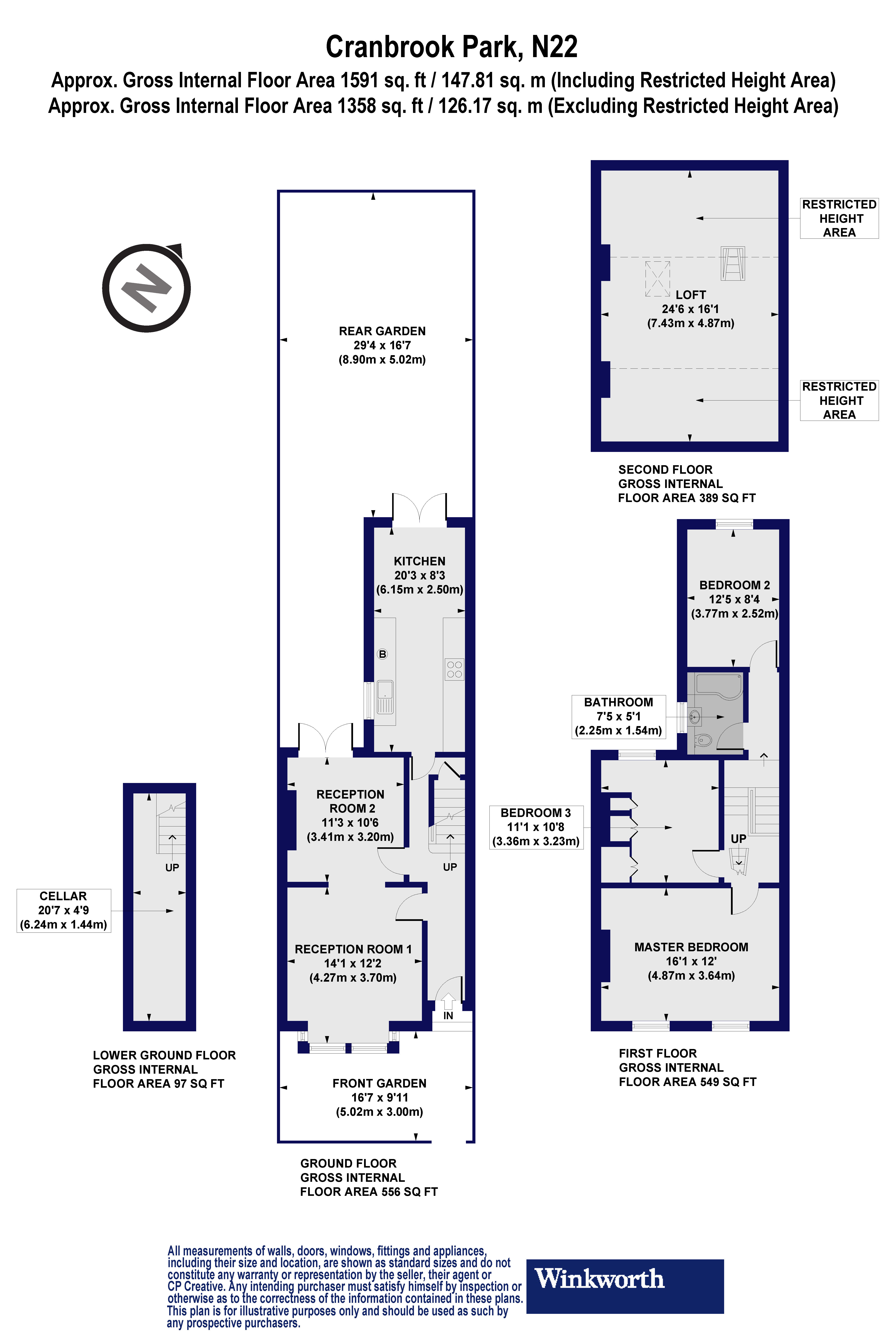 3, Cranbrook Park, London floorplan