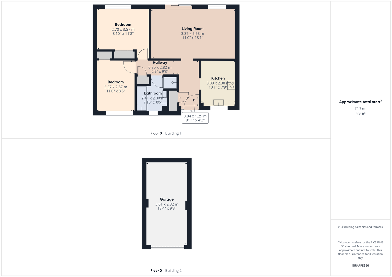 25, Steed Close, Paignton floorplan