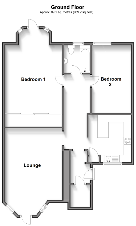 Augusta Gardens, Folkestone, Kent CT20, 2 bedroom flat for sale