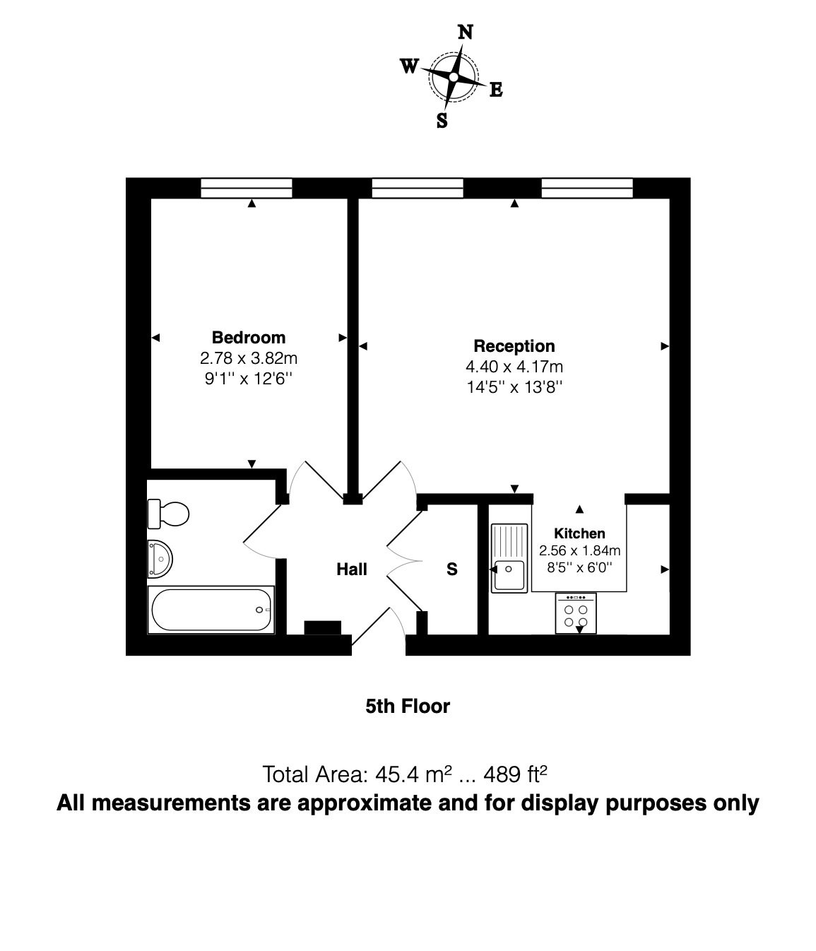 Flat 502 The Beaux Arts Building, 10-18, Manner Gardens, London floorplan