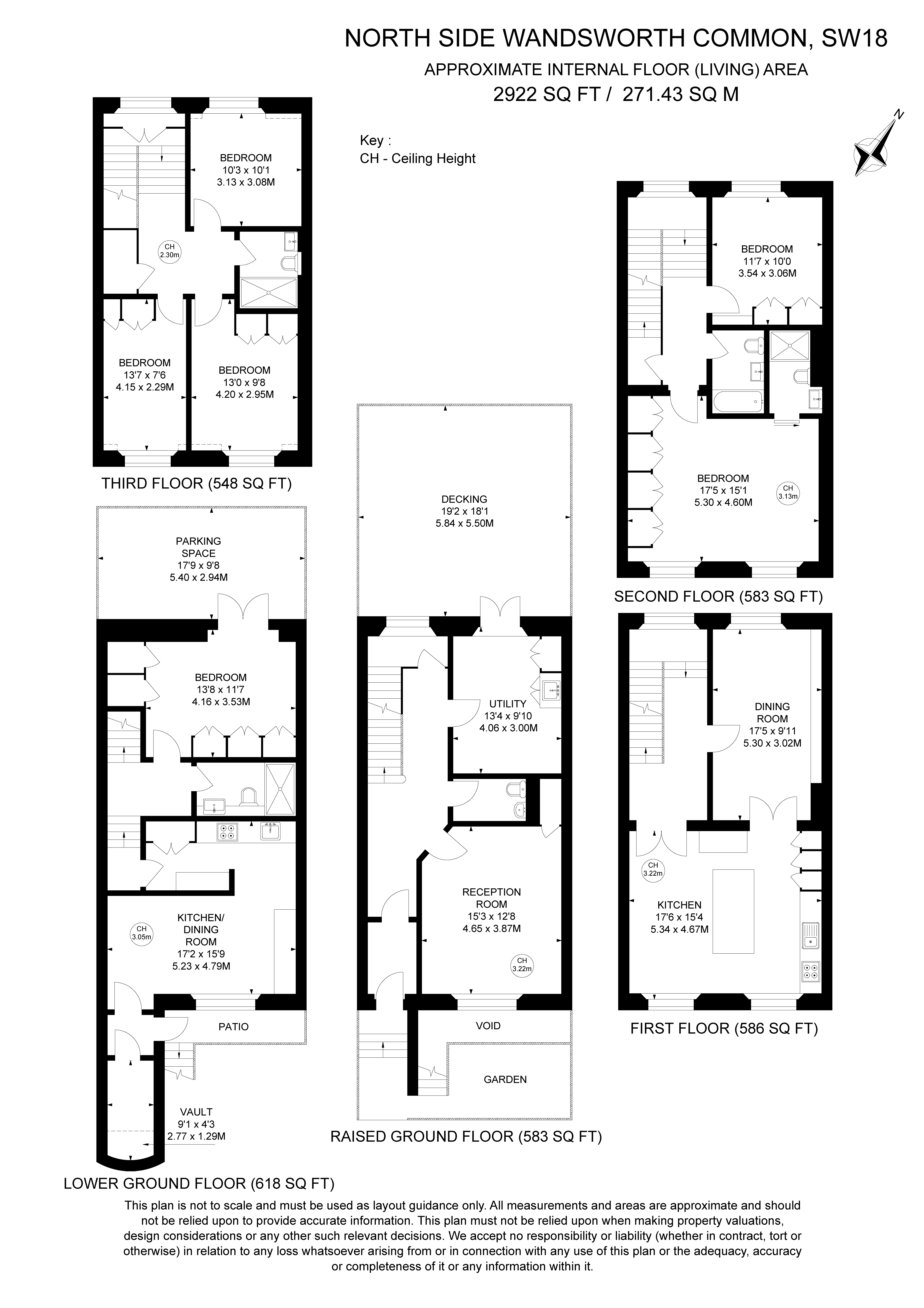66A,, North Side Wandsworth Common, London floorplan